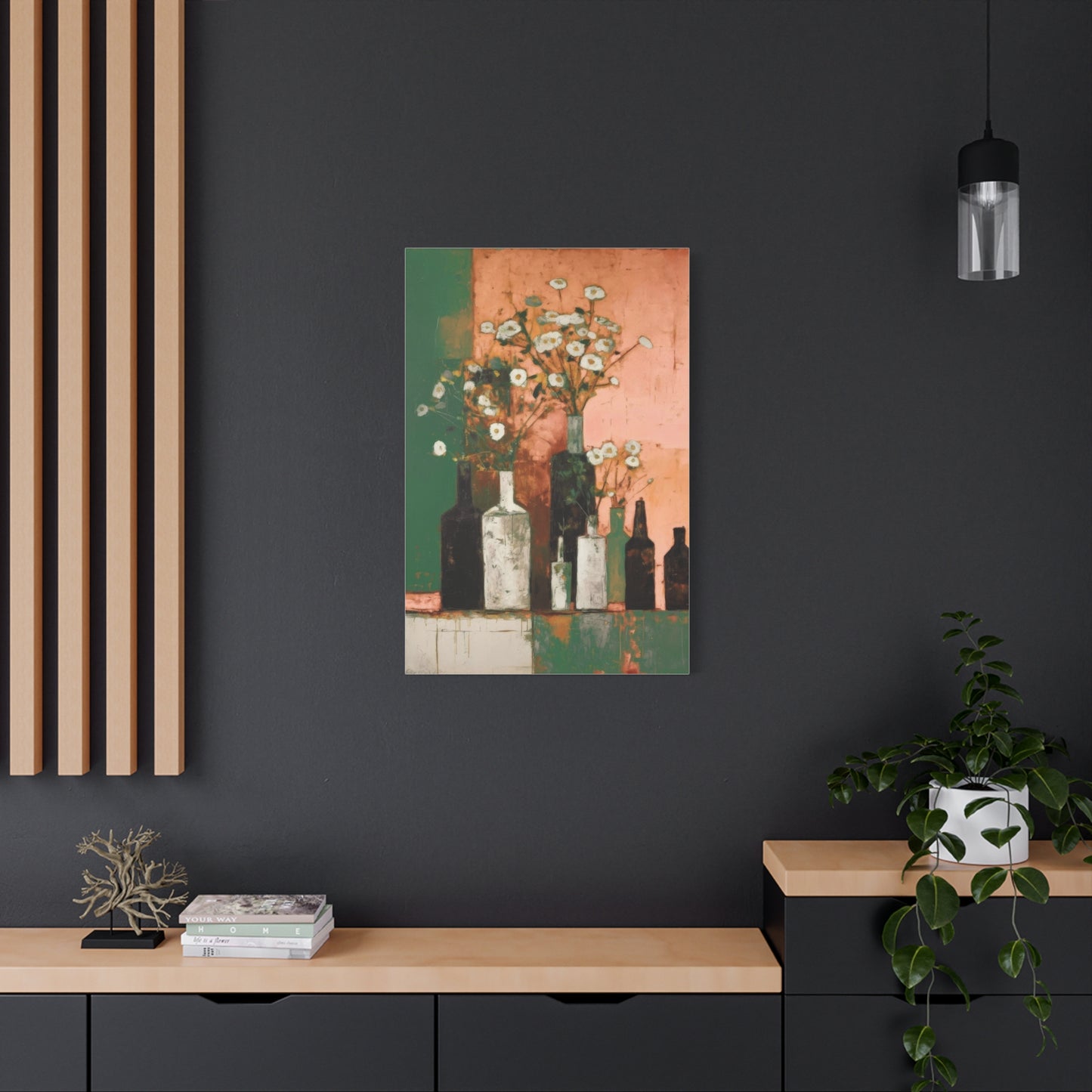 Bottles and Blooms Wall Art & Canvas Prints