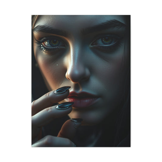 Ebon Veil Canvas Wall Art & Canvas Print