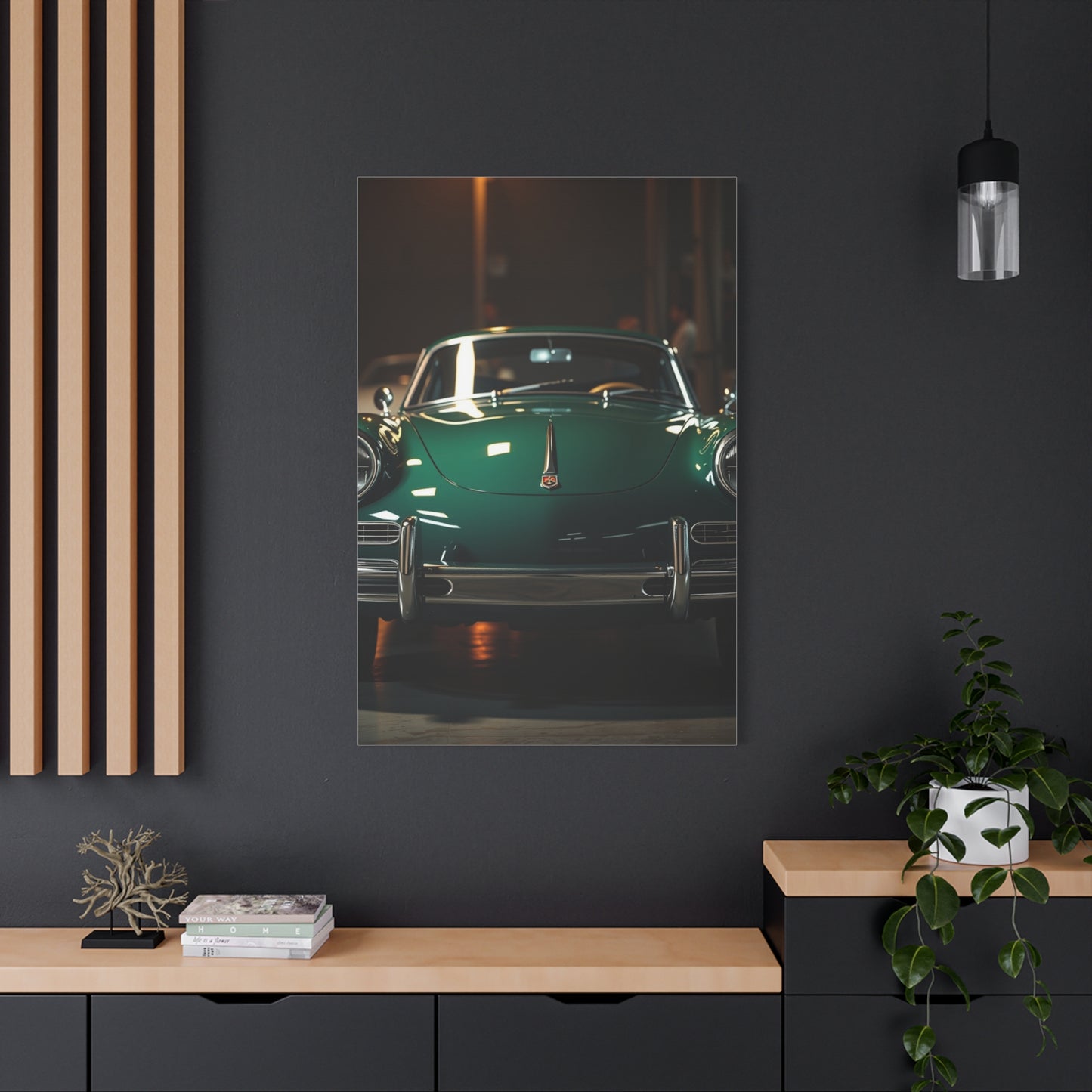 Refined Retro Roadway Wall Art & Canvas Print