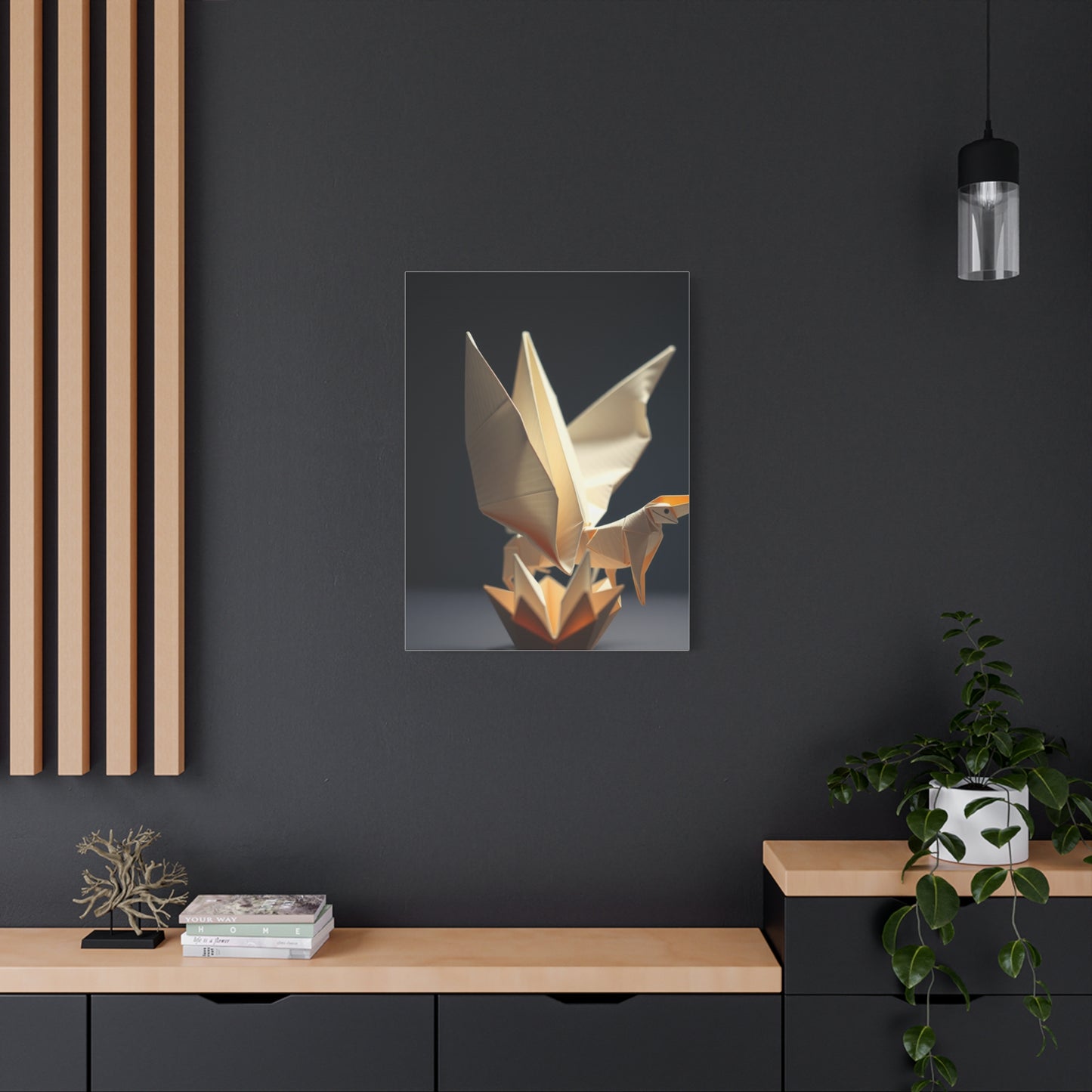 Artistry of Folded Whispers Wall Art & Canvas Print