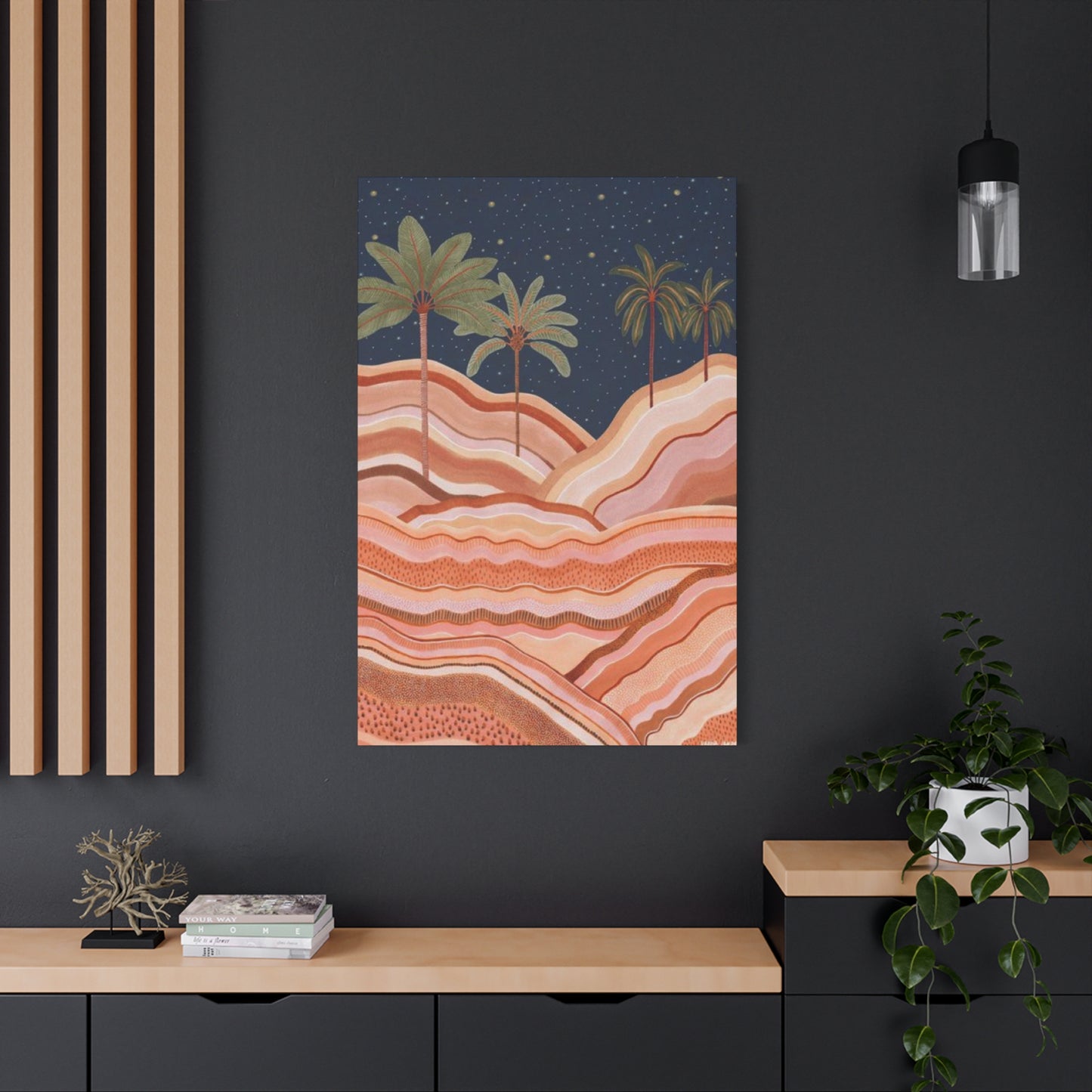 Palm Tree In Desert Wall Art & Canvas Prints