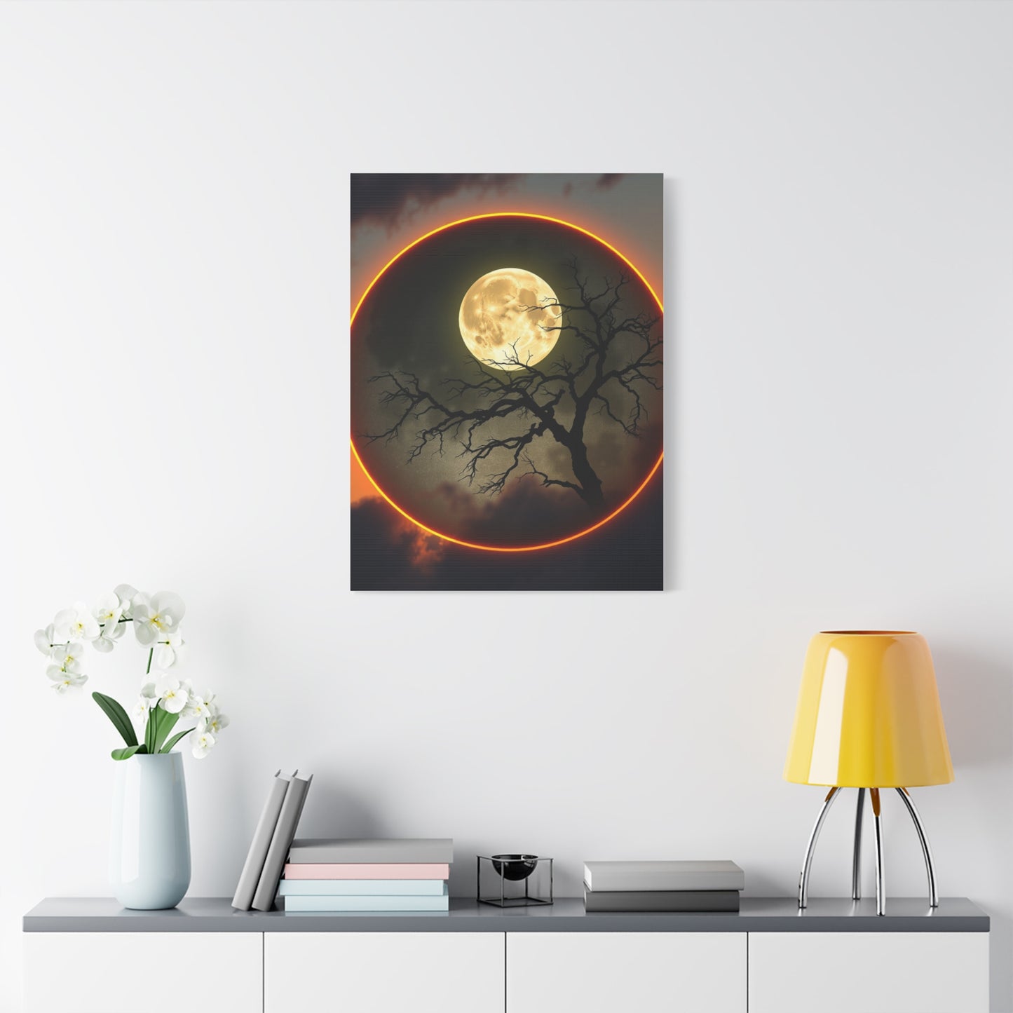 Moon Art Premium Canvas 19 Wall Art & Canvas Print