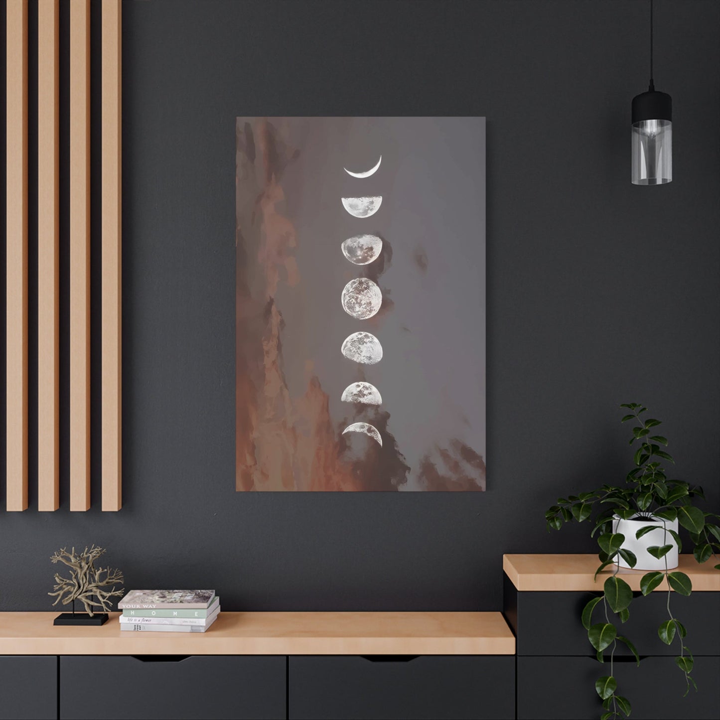 Phases of Moon Wall Art & Canvas Prints