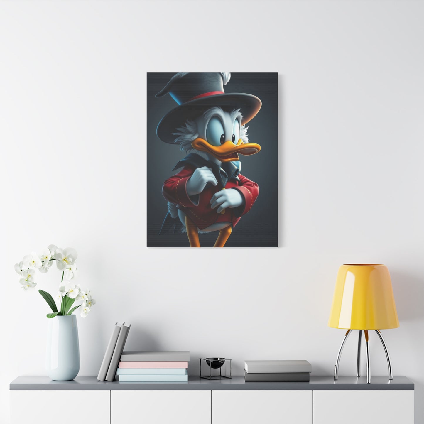 Grandiose Feathered Elegance Wall Art & Canvas Print