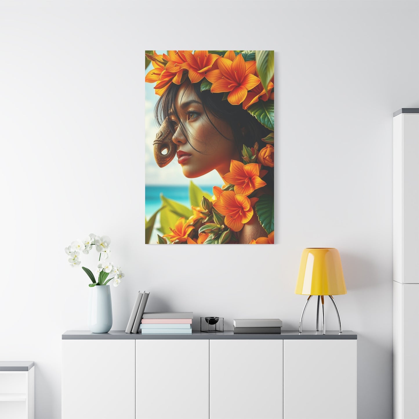 Opulent Island Impression Wall Art & Canvas Print