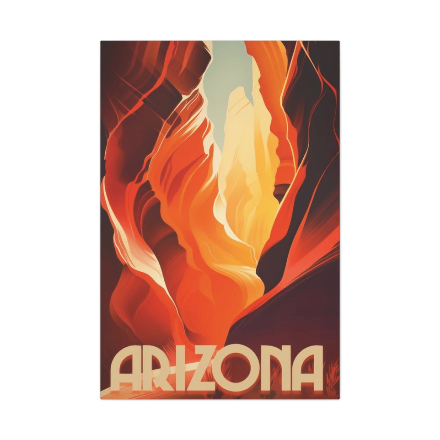 Arizona Desert Painting Wall Art & Canvas Prints