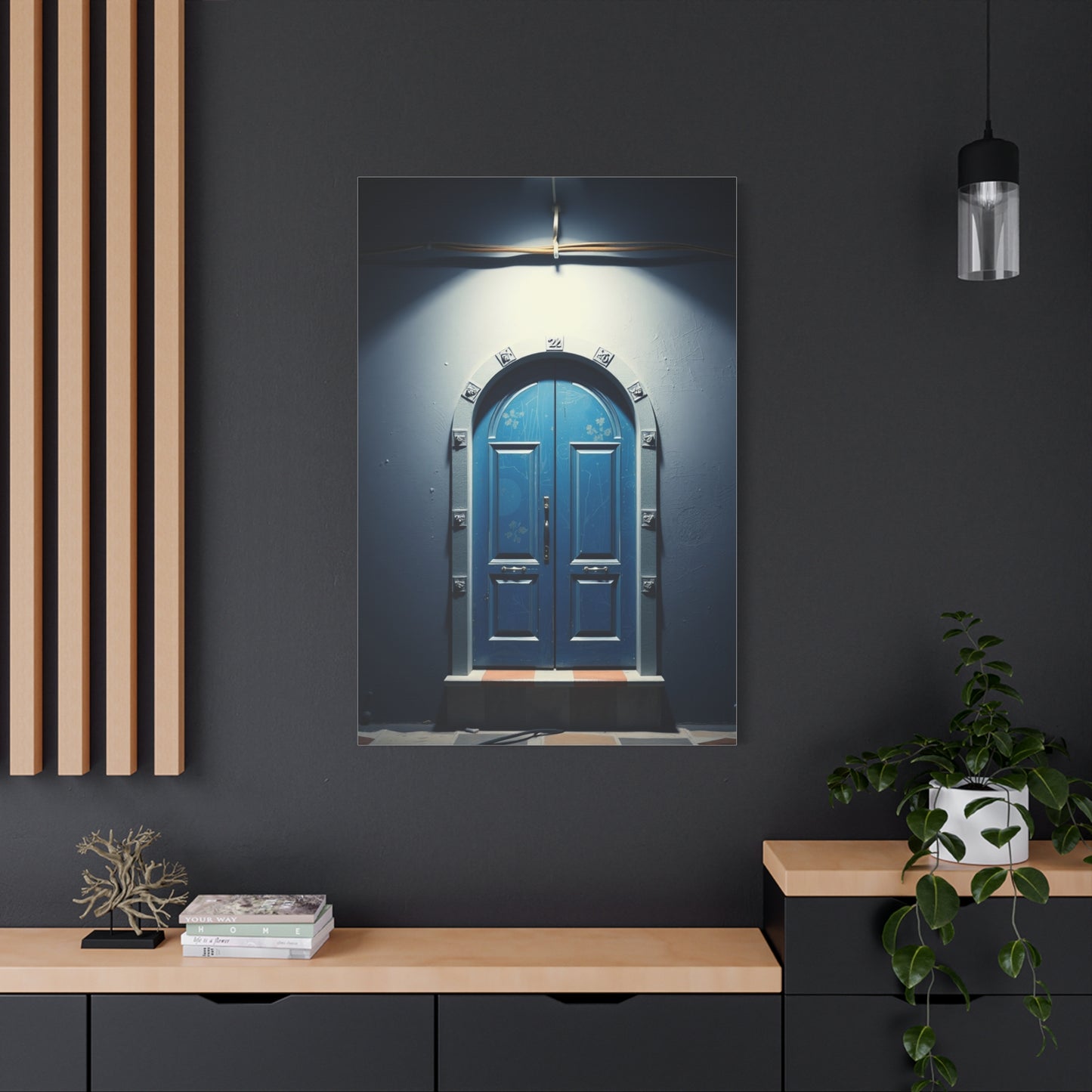 Blue and White Art Supreme Gallery Wall Art & Canvas Print