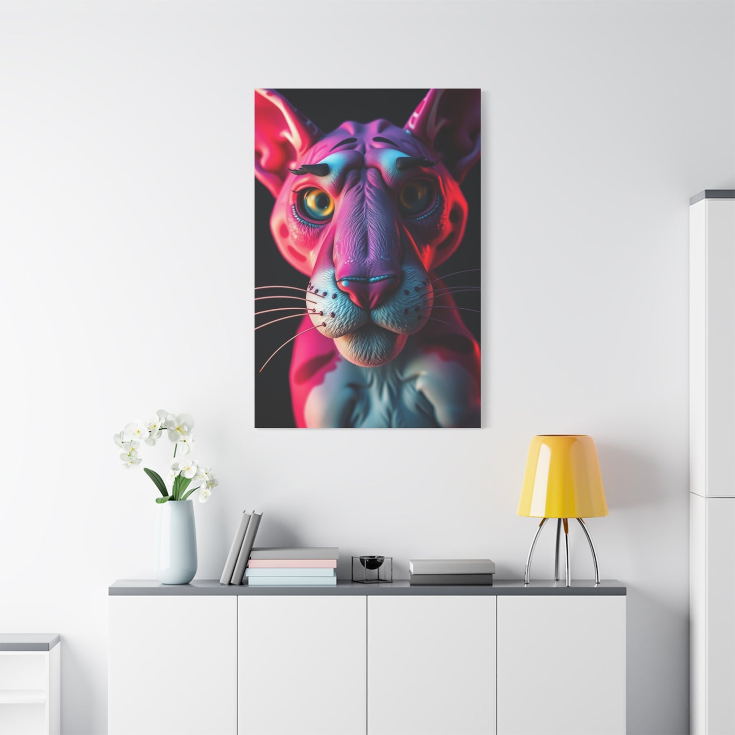 Fuchsia Predator Grandeur Wall Art & Canvas Print