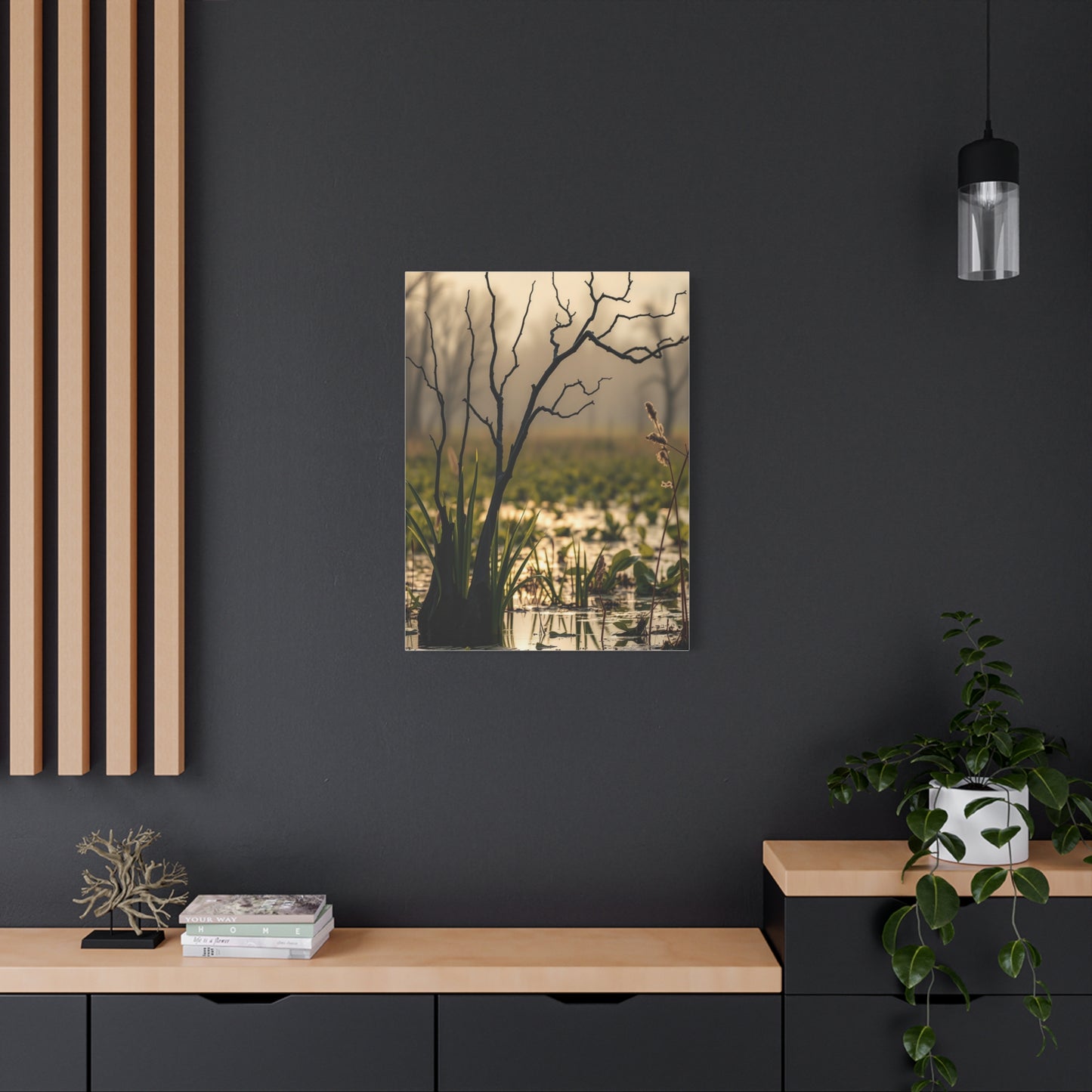 Marsh & Swamp Art Canvas Art 3 Wall Art & Canvas Print