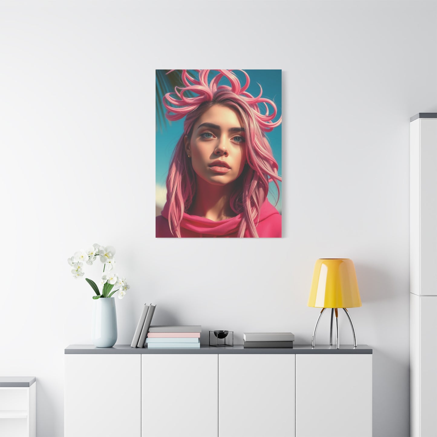 Crimson Serenade Artistry Wall Art & Canvas Print
