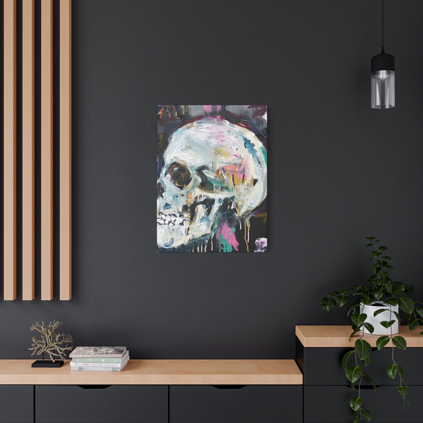 Skull Painting Wall Art & Canvas Prints