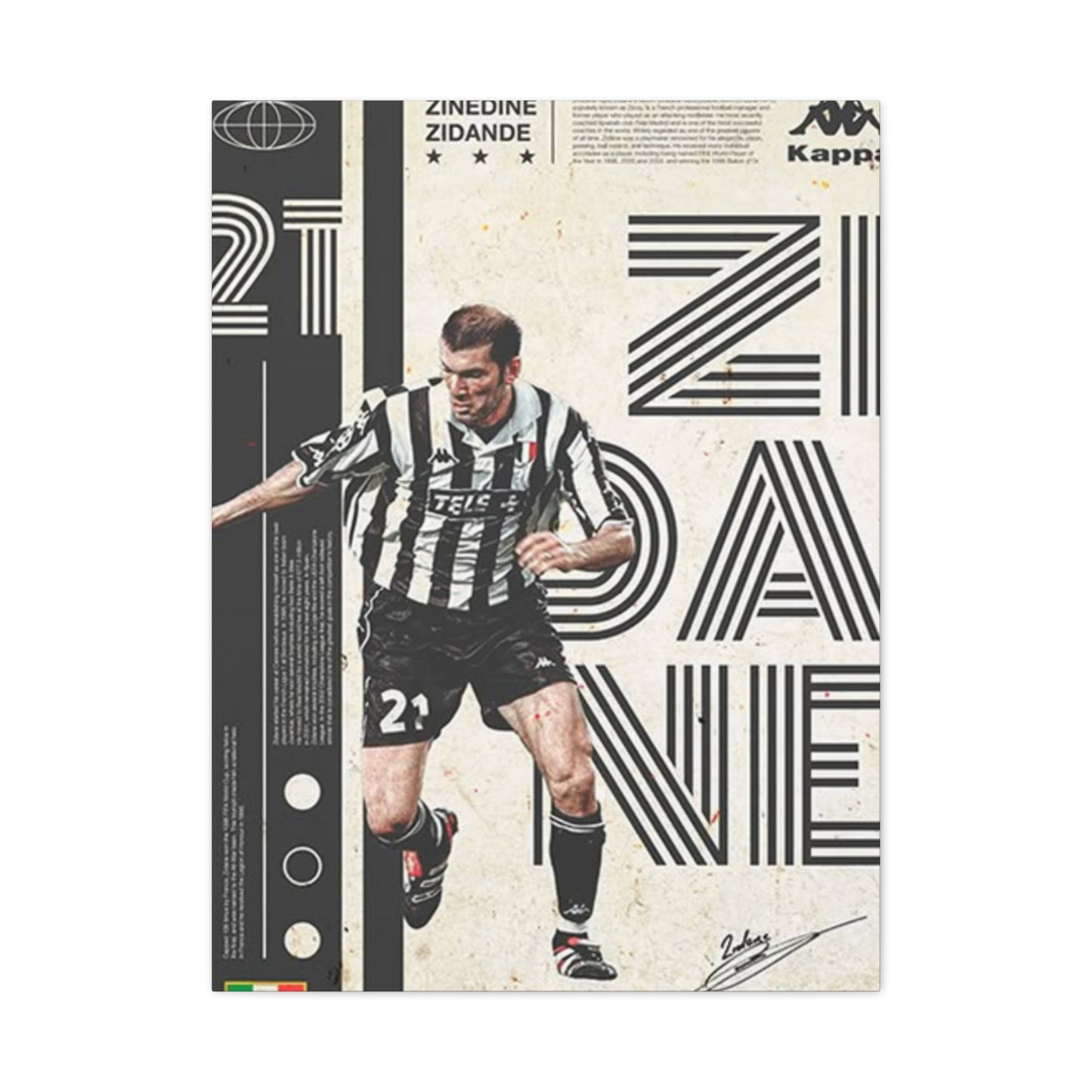 Zinedine Zidande Wall Art & Canvas Prints