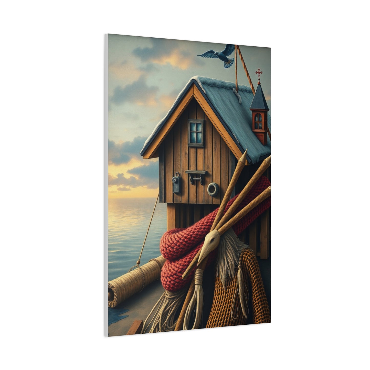 Fjord Serenity Masterpiece Wall Art & Canvas Print