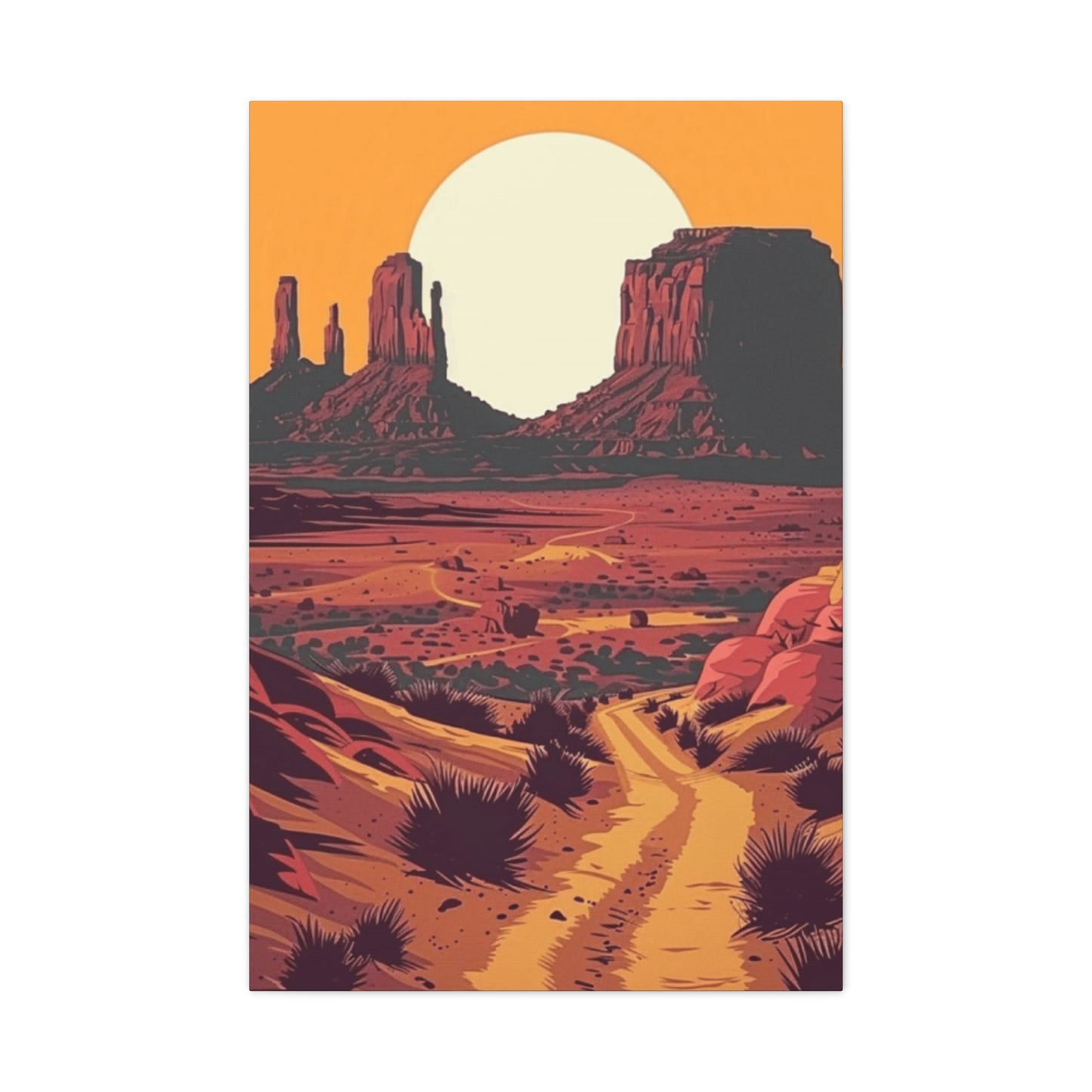 Arizona Desert Sunset Wall Art & Canvas Prints