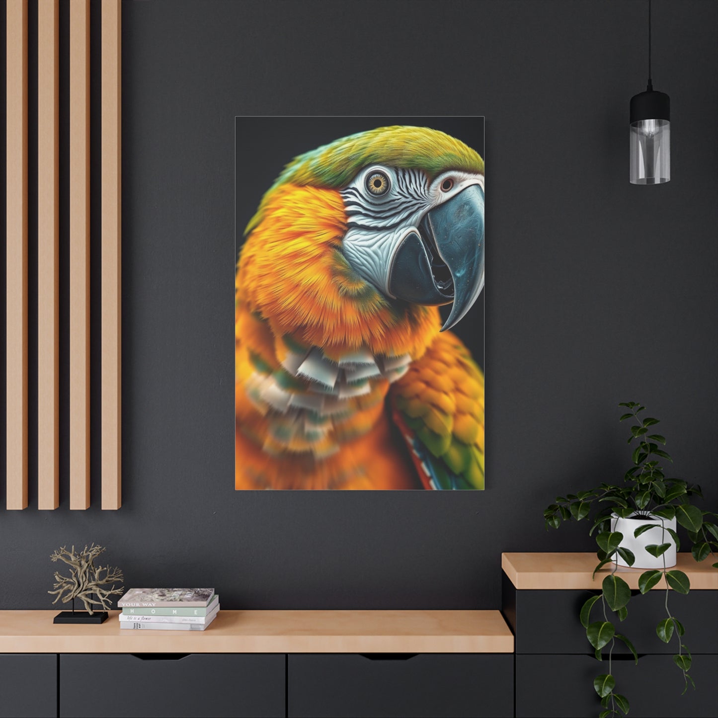 Vision Parrot Art Art Wall Art & Canvas Print