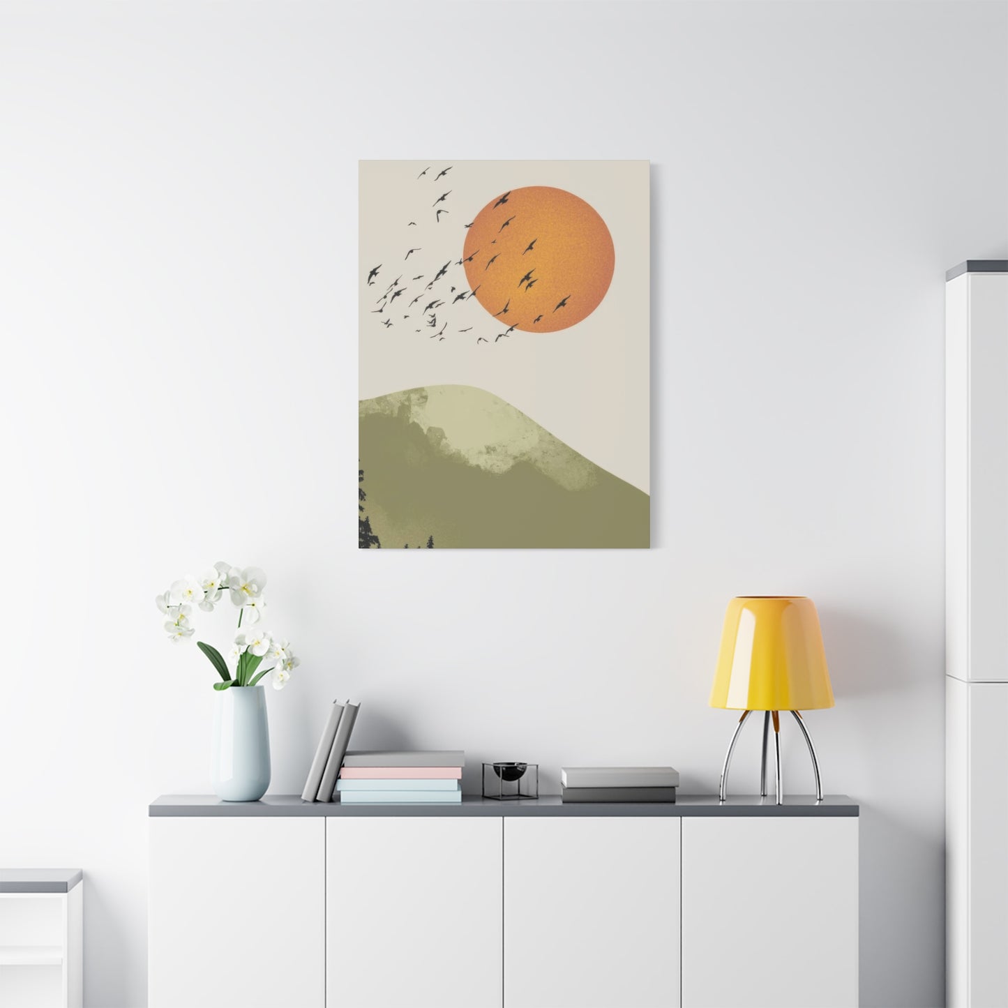 Birds Fly By Earthy Wall Art & Canvas Prints