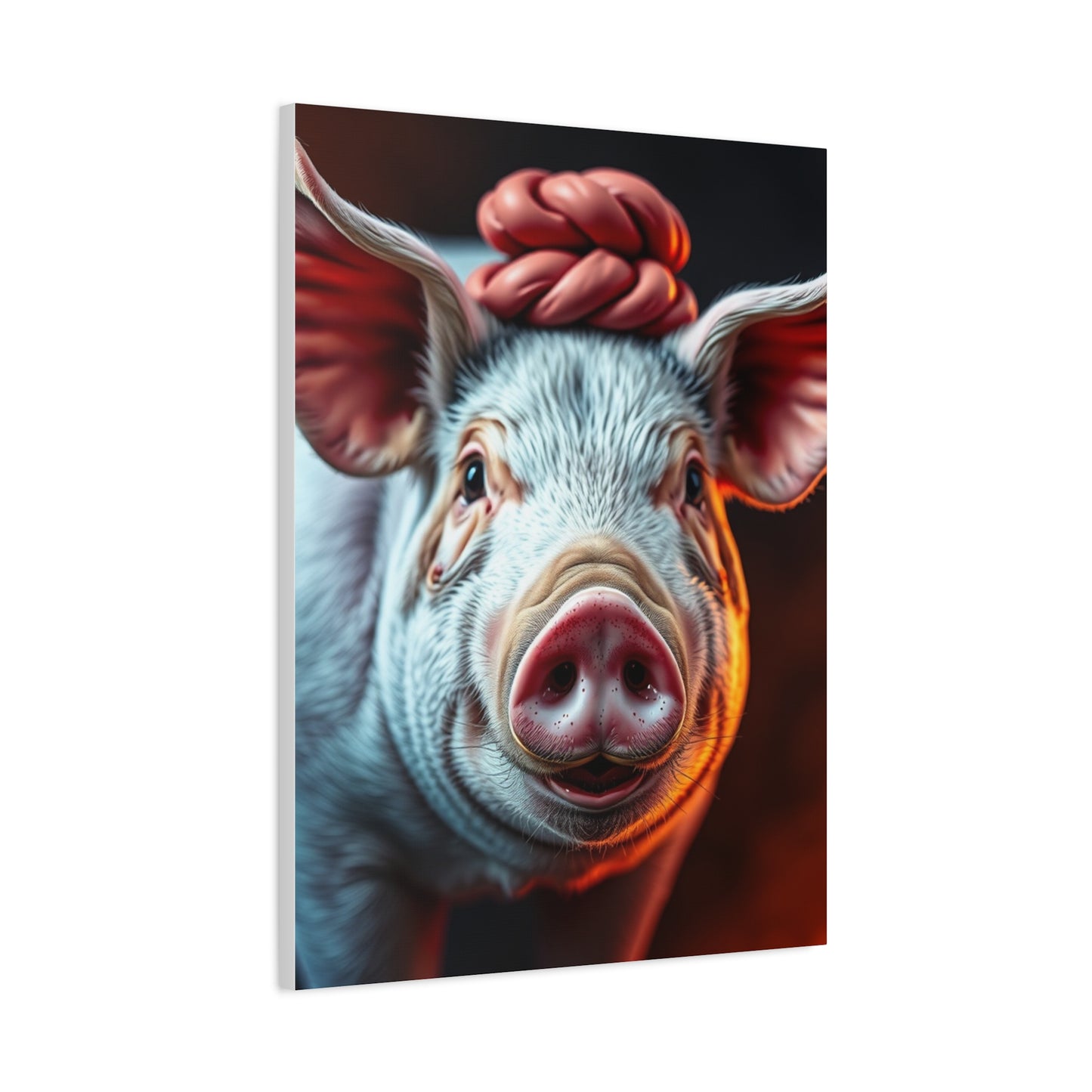 Pig Art Canvas Art 7 Wall Art & Canvas Print