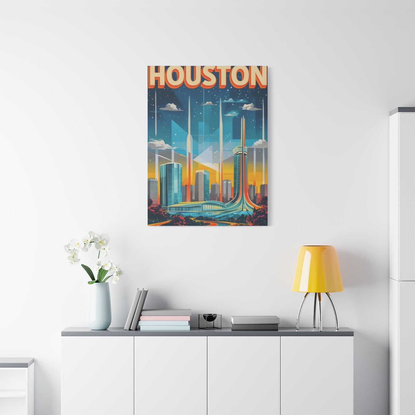 Houston Skyline Dynamic Wall Art & Canvas Prints
