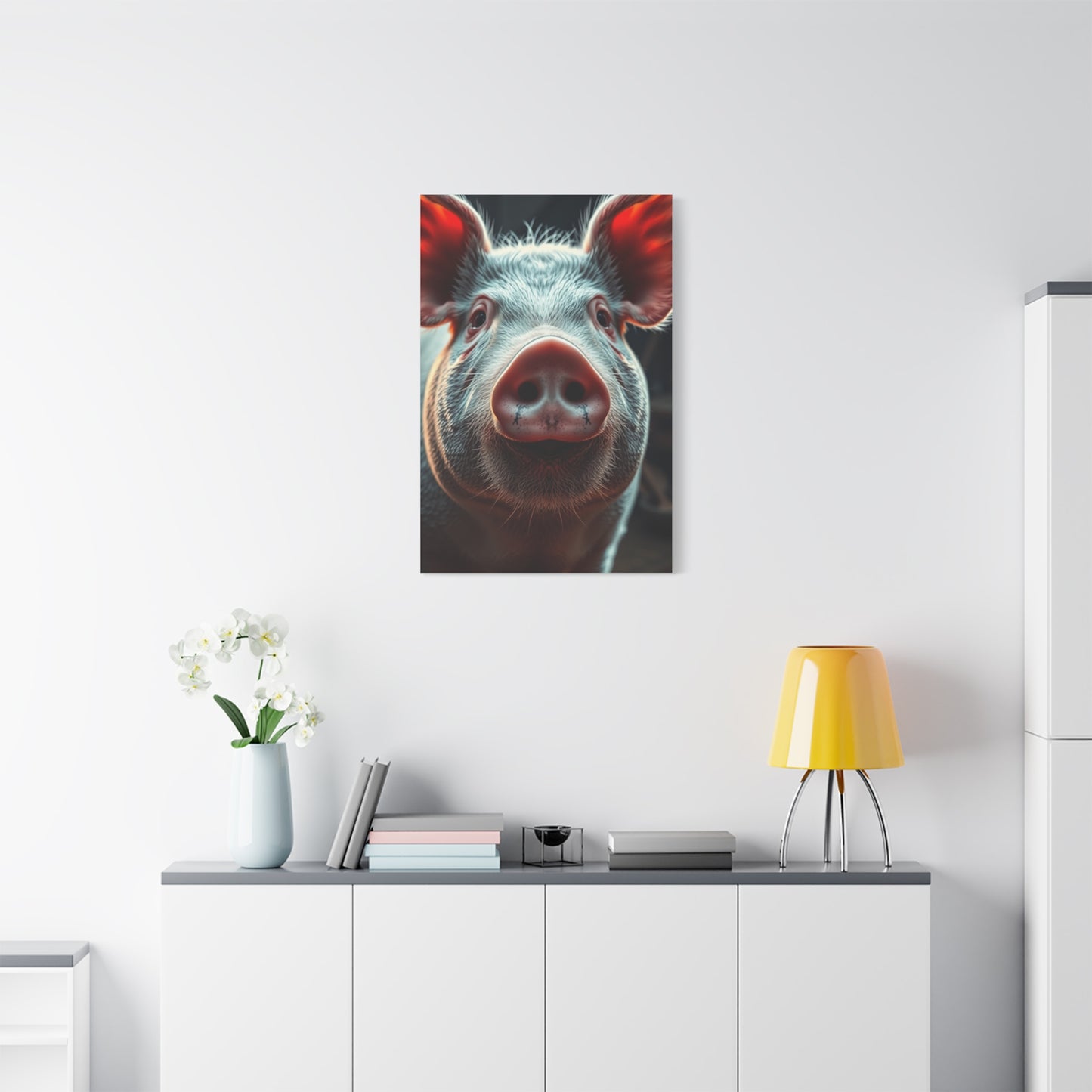 Pig Art Canvas Art 6 Wall Art & Canvas Print