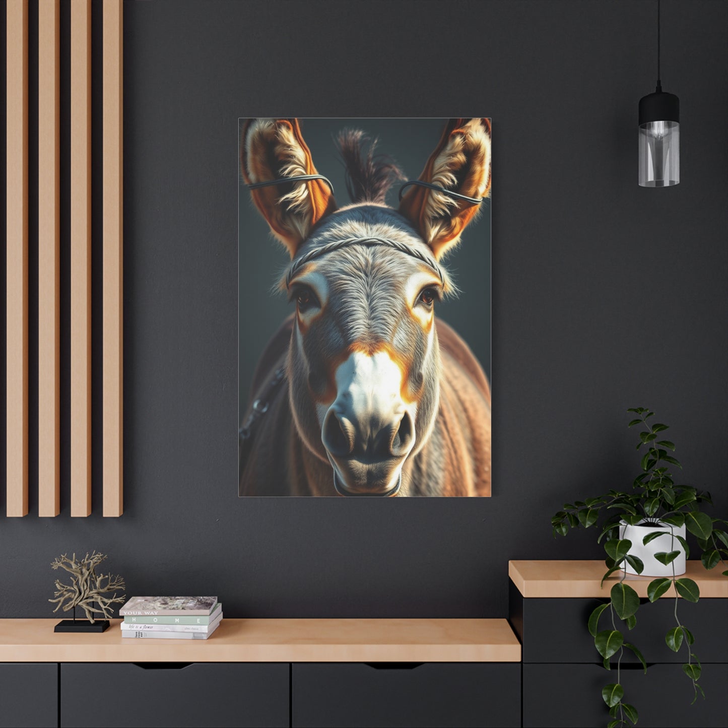 Masterpiece Donkey Art Vision Wall Art & Canvas Print