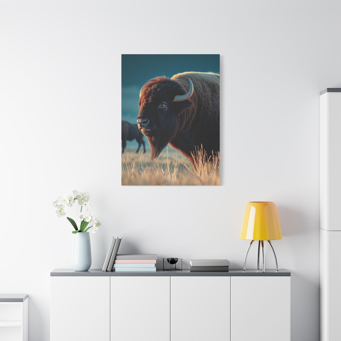 Buffalo Majesty Panorama Wall Art & Canvas Print