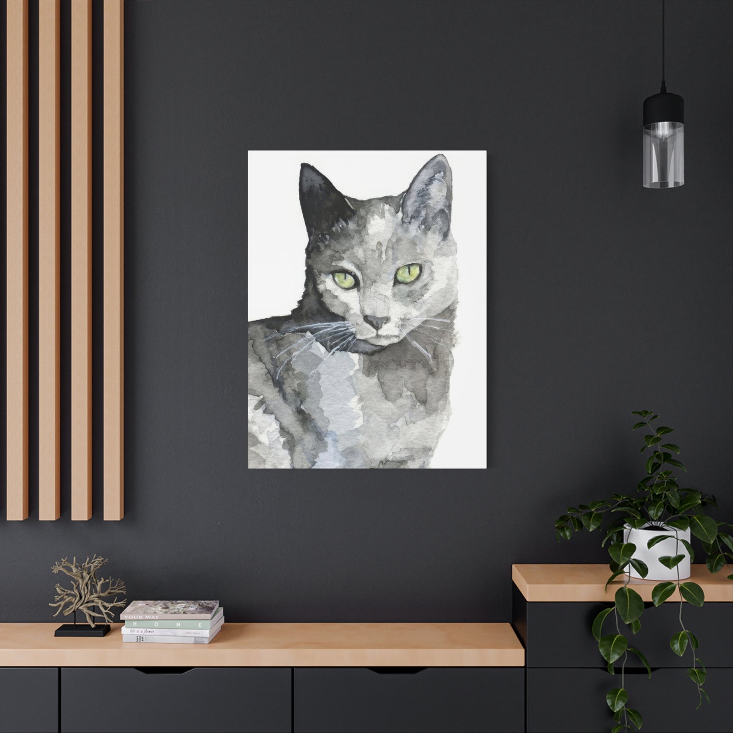 Cat Grey Wall Art & Canvas Prints