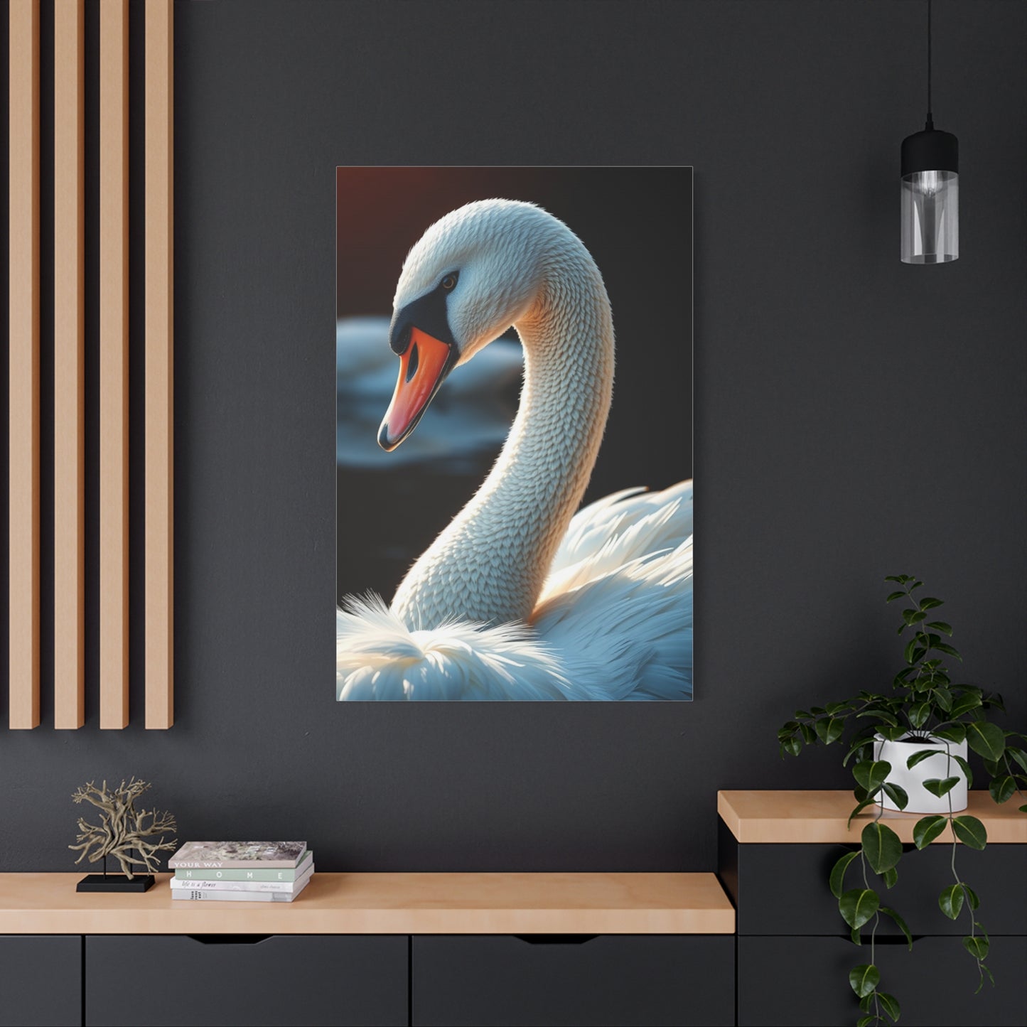 Swan Art Canvas Art 10 Wall Art & Canvas Print