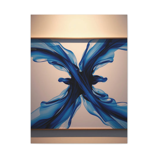 Blue Abstract Art Refined Canvas Wall Art & Canvas Print
