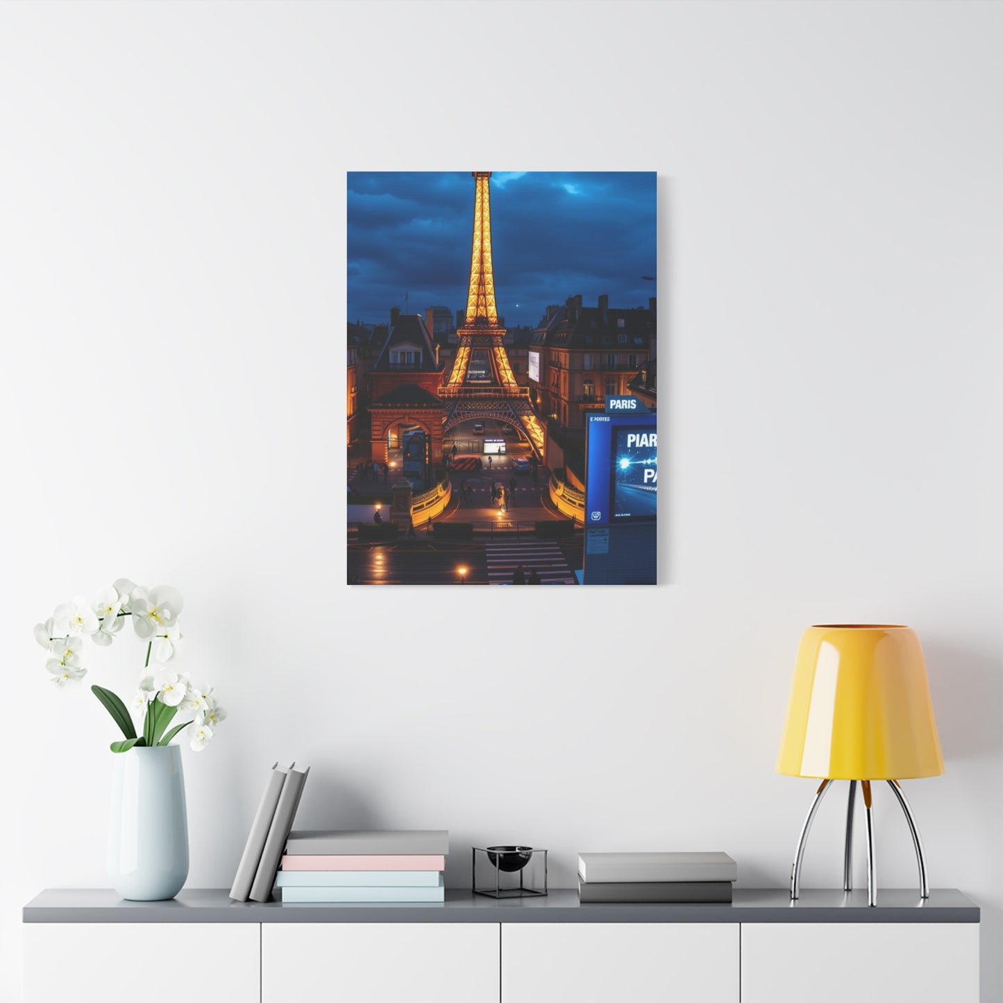 Glamorous Parisian Dreamscape Wall Art & Canvas Print