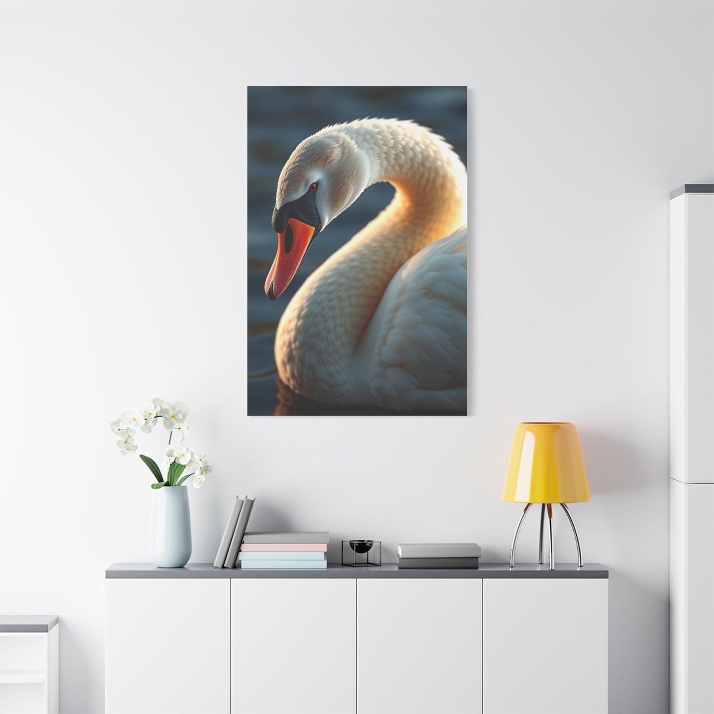 Swan Art Canvas Art 6 Wall Art & Canvas Print