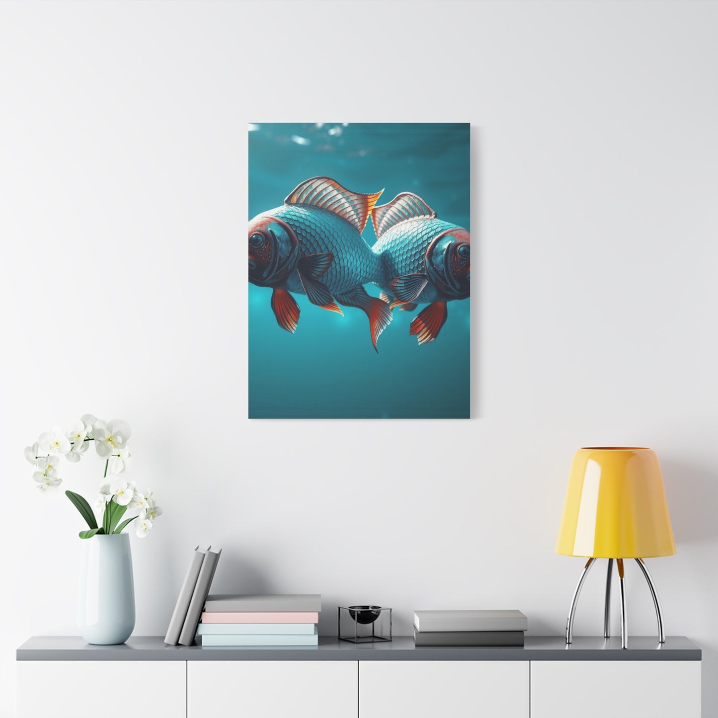 Mystical Pisces Serenade wall art & canvas print