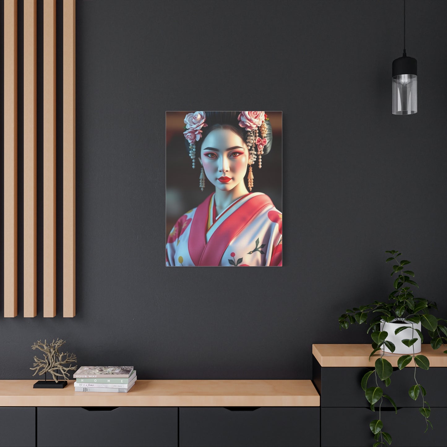 Geisha Art Canvas Art 3 Wall Art & Canvas Print