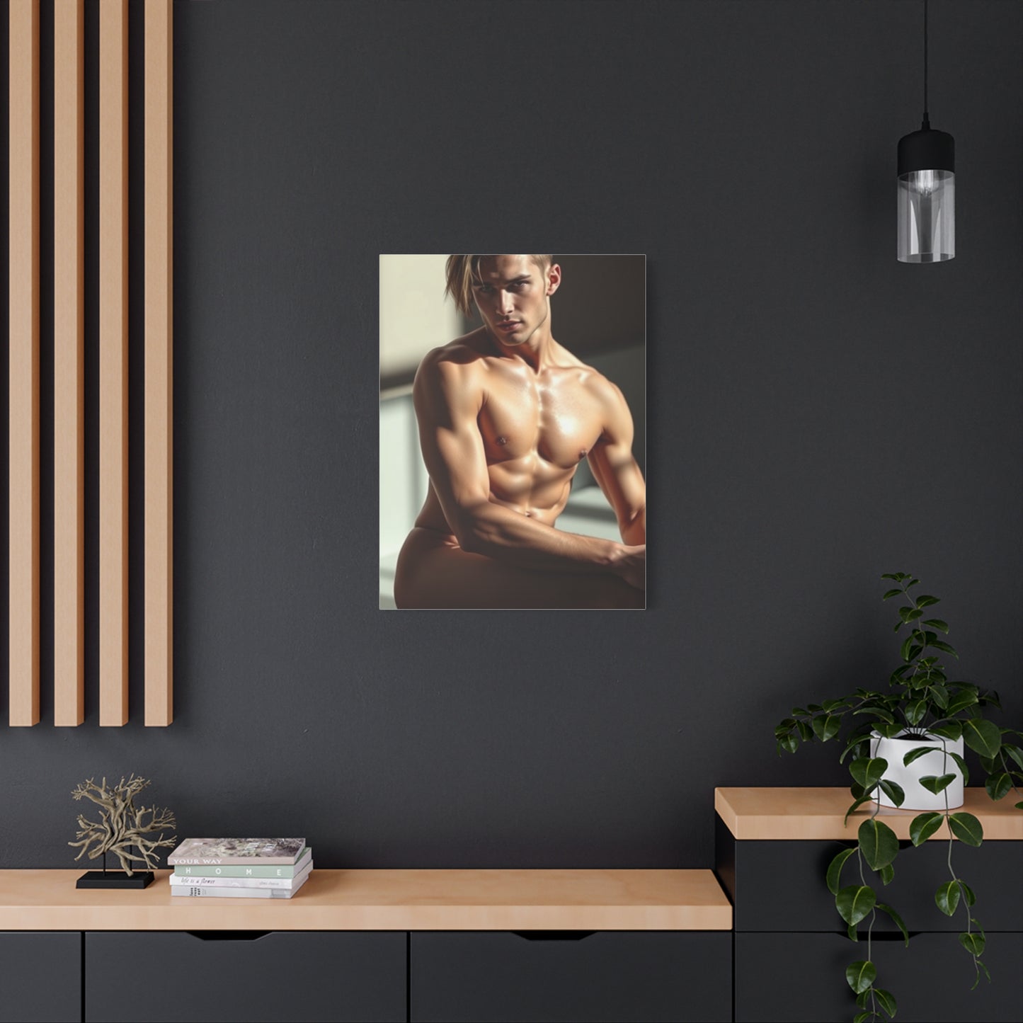 Elysian Masculinity Canvas wall art & canvas print