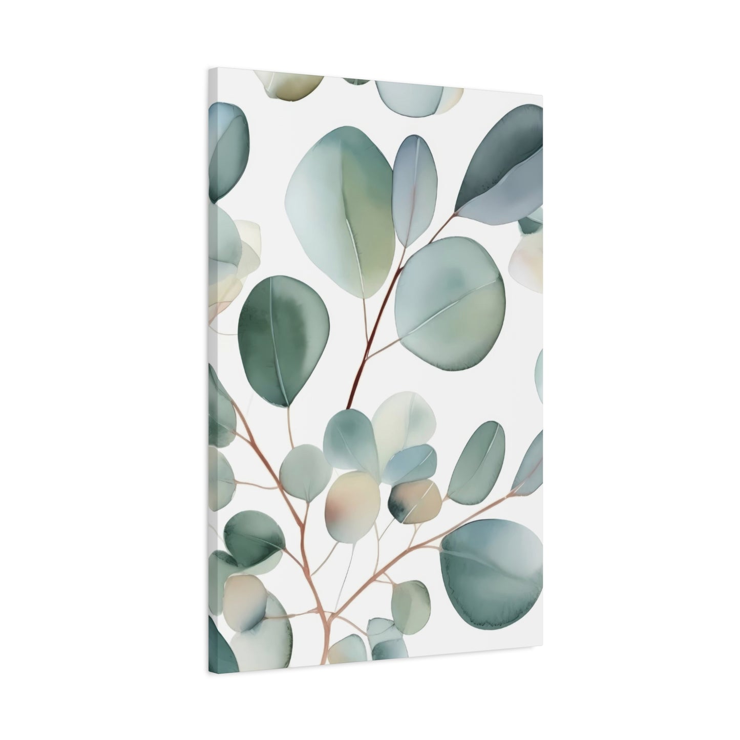Eucalyptus Leaves Shapes Wall Art & Canvas Prints