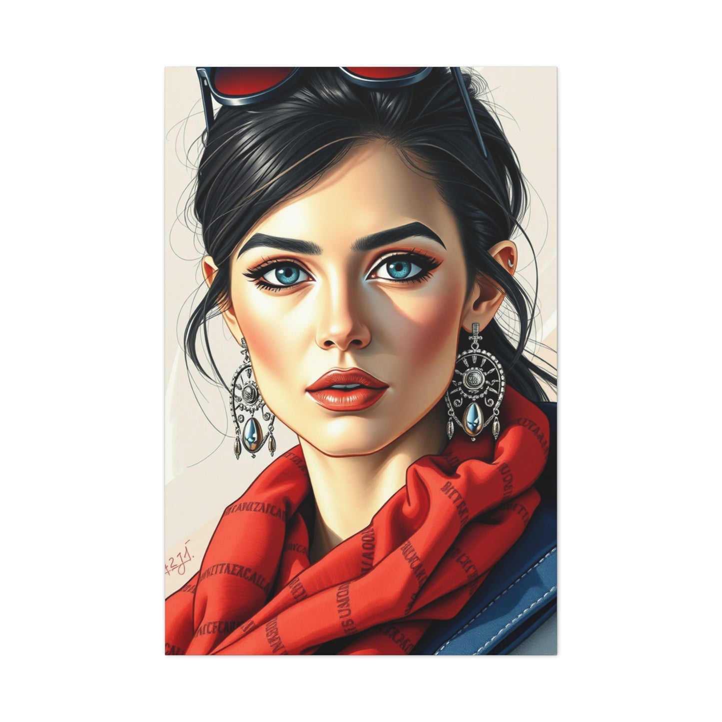 Fashion Illustration & Drawings Art Canvas Art 2 Wall Art & Canvas Print