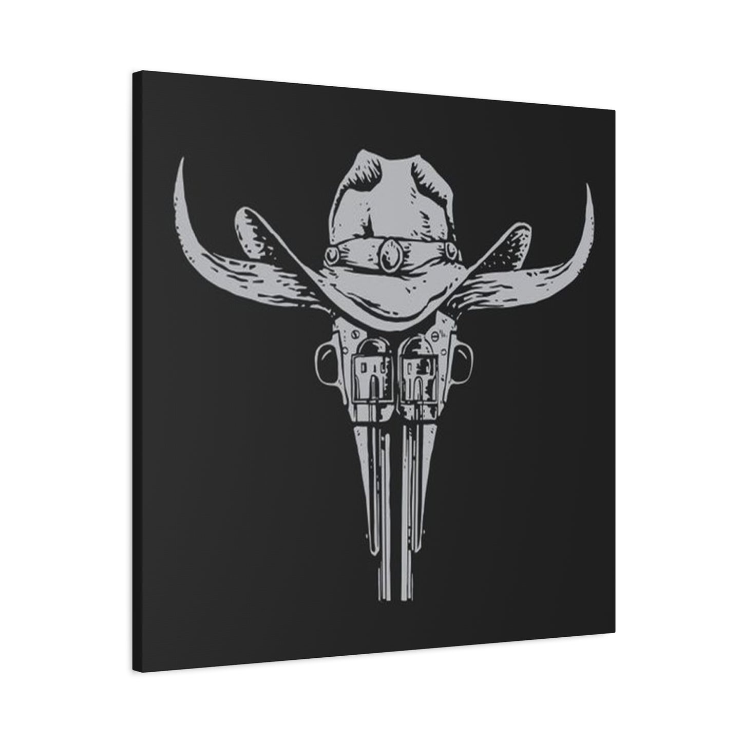 Horn & Guns Drawing Wall Art & Canvas Prints
