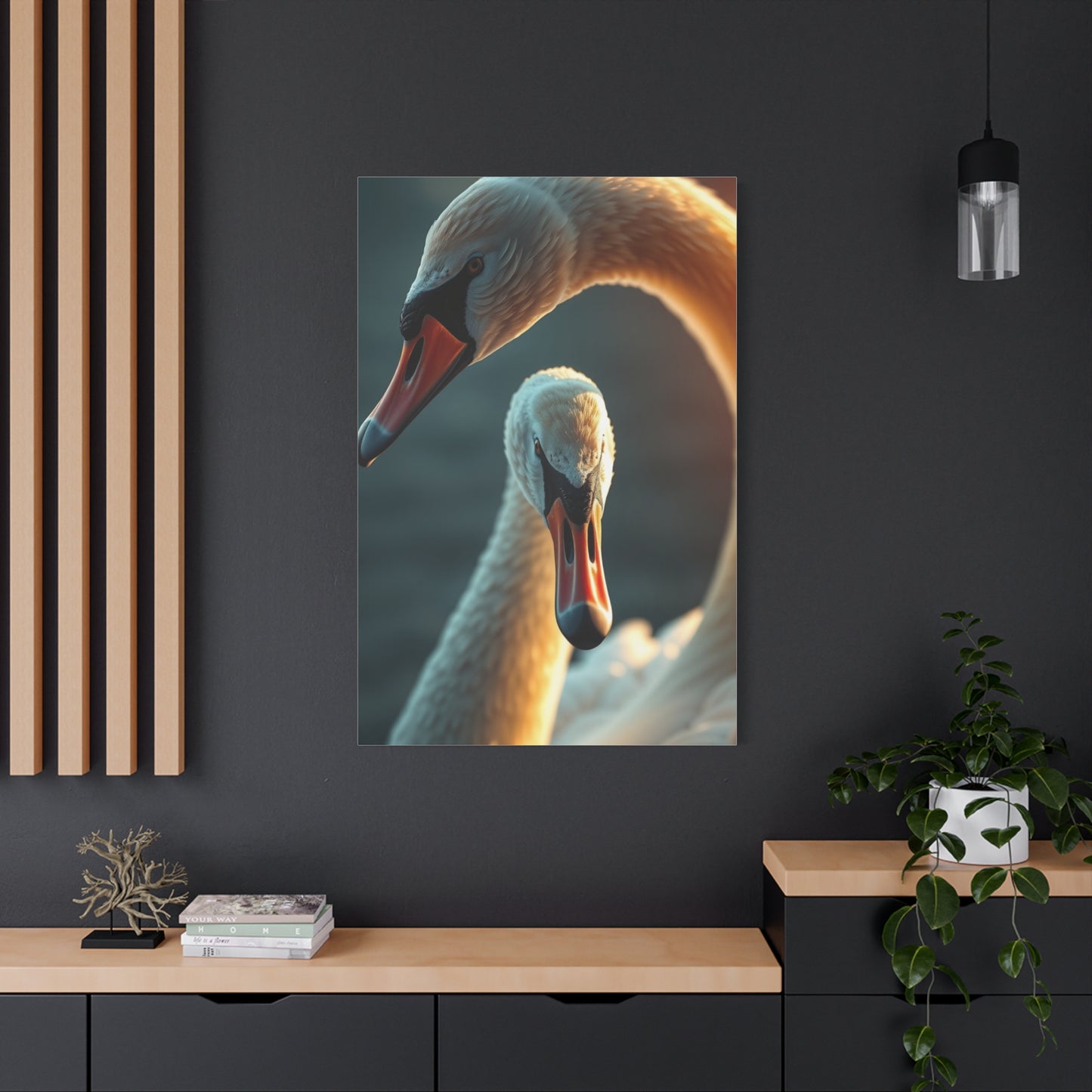 Masterpiece Swan Art Vision Wall Art & Canvas Print