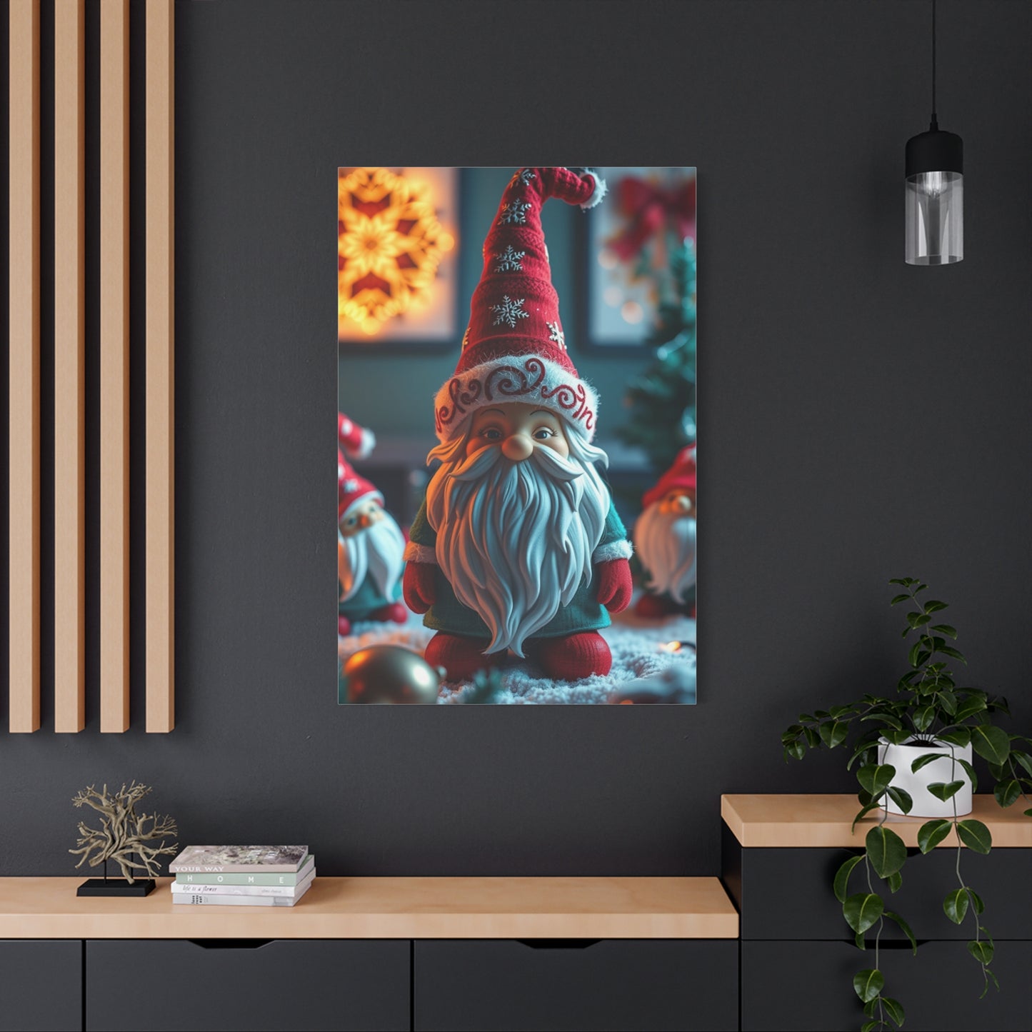 Supreme Christmas Gnome Art Beautiful Collection Wall Art & Canvas Print