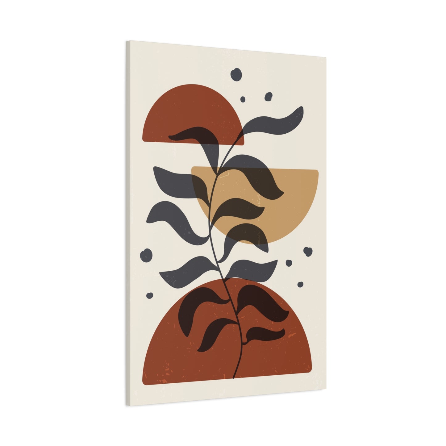 Branch And Geometry Earth Tones Wall Art & Canvas Prints
