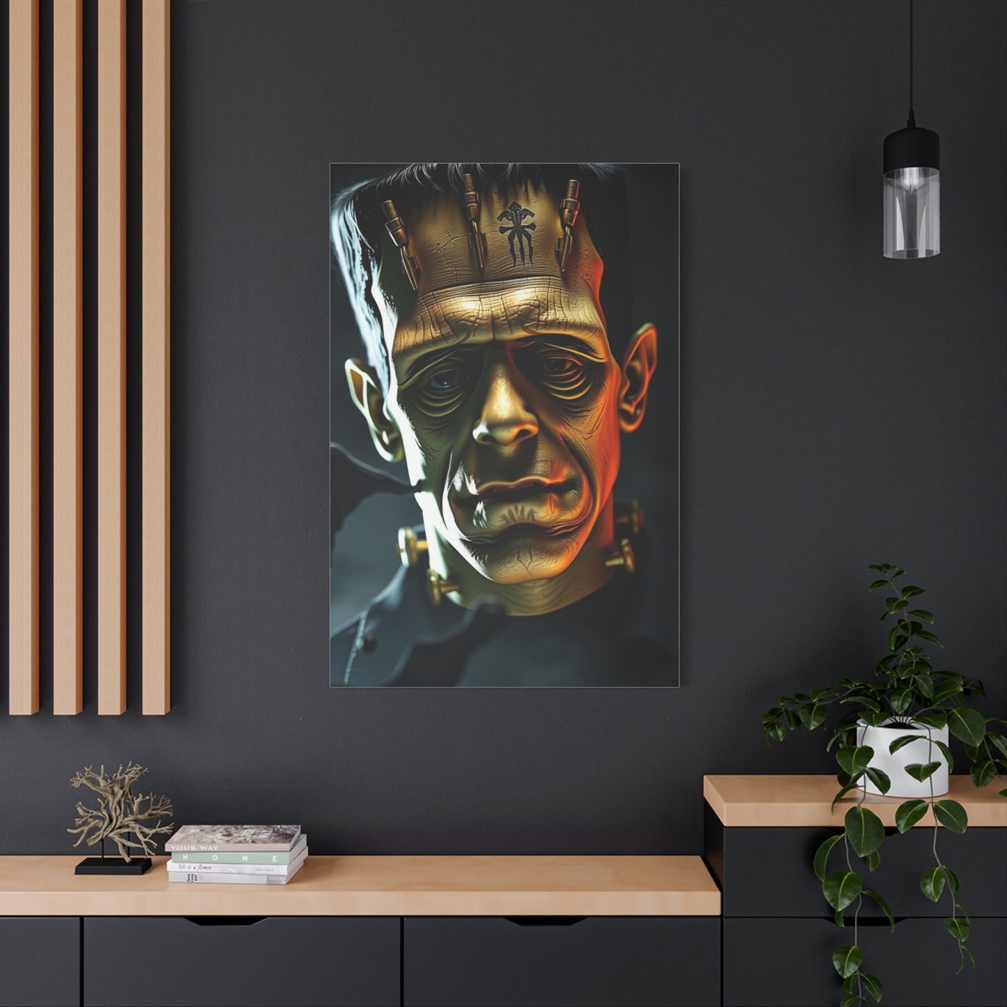 Vision Frankenstein Art Art Wall Art & Canvas Print