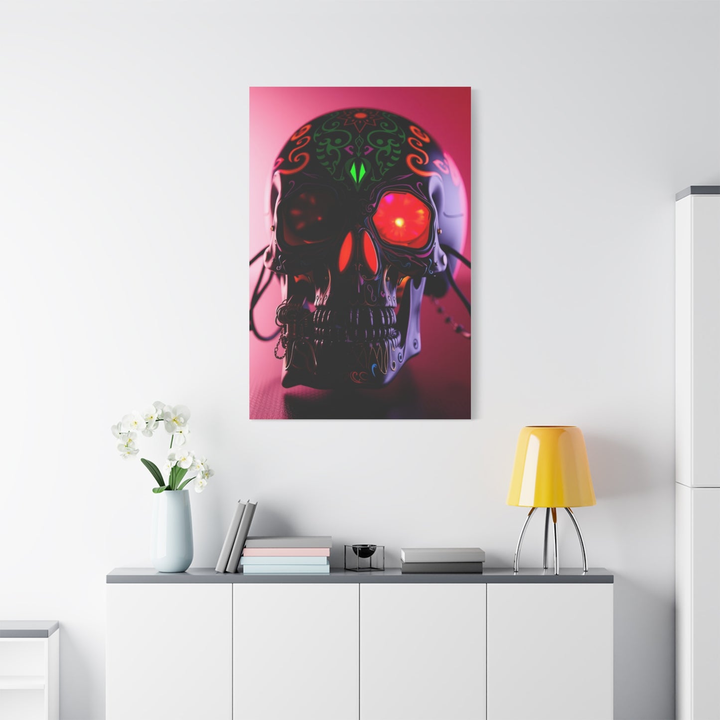 Lux Skully Mirage Wall Art & Canvas Print
