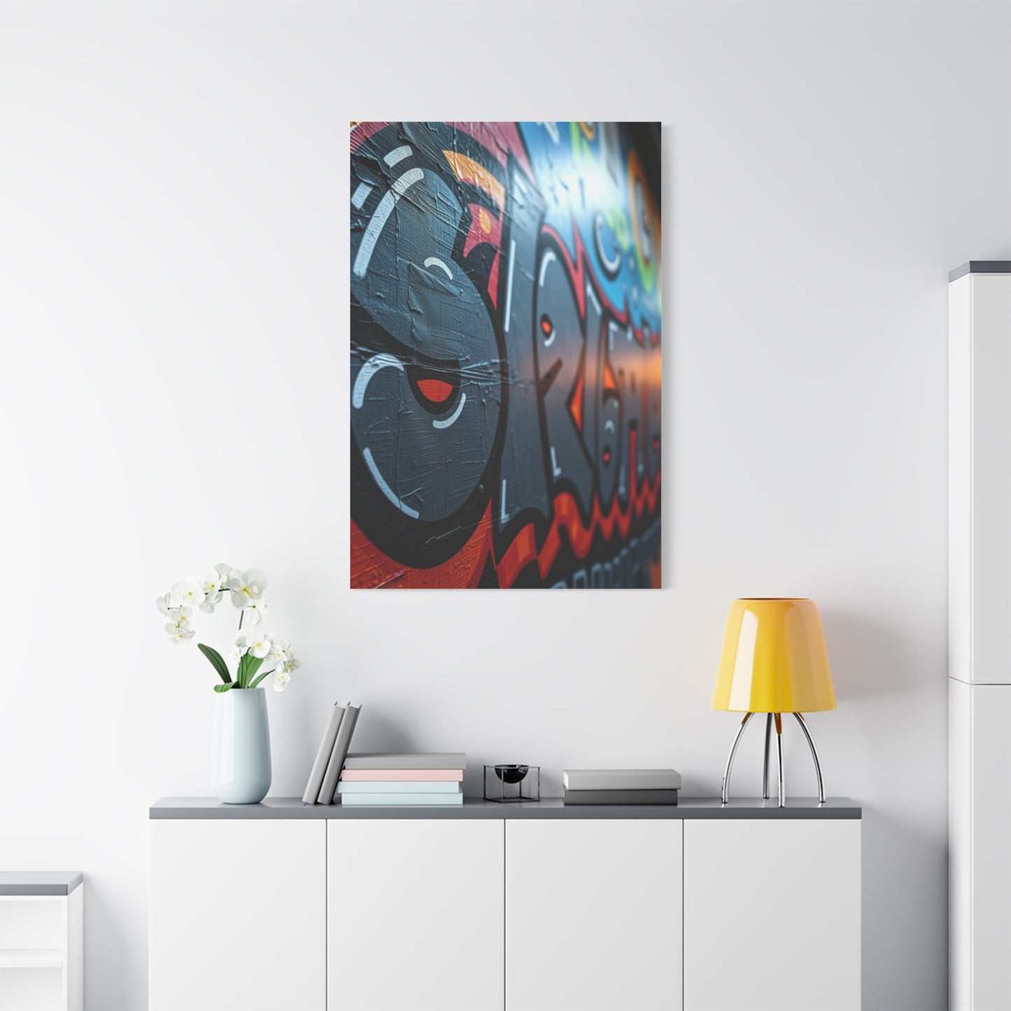 Vibrant Expression Panel Wall Art & Canvas Print
