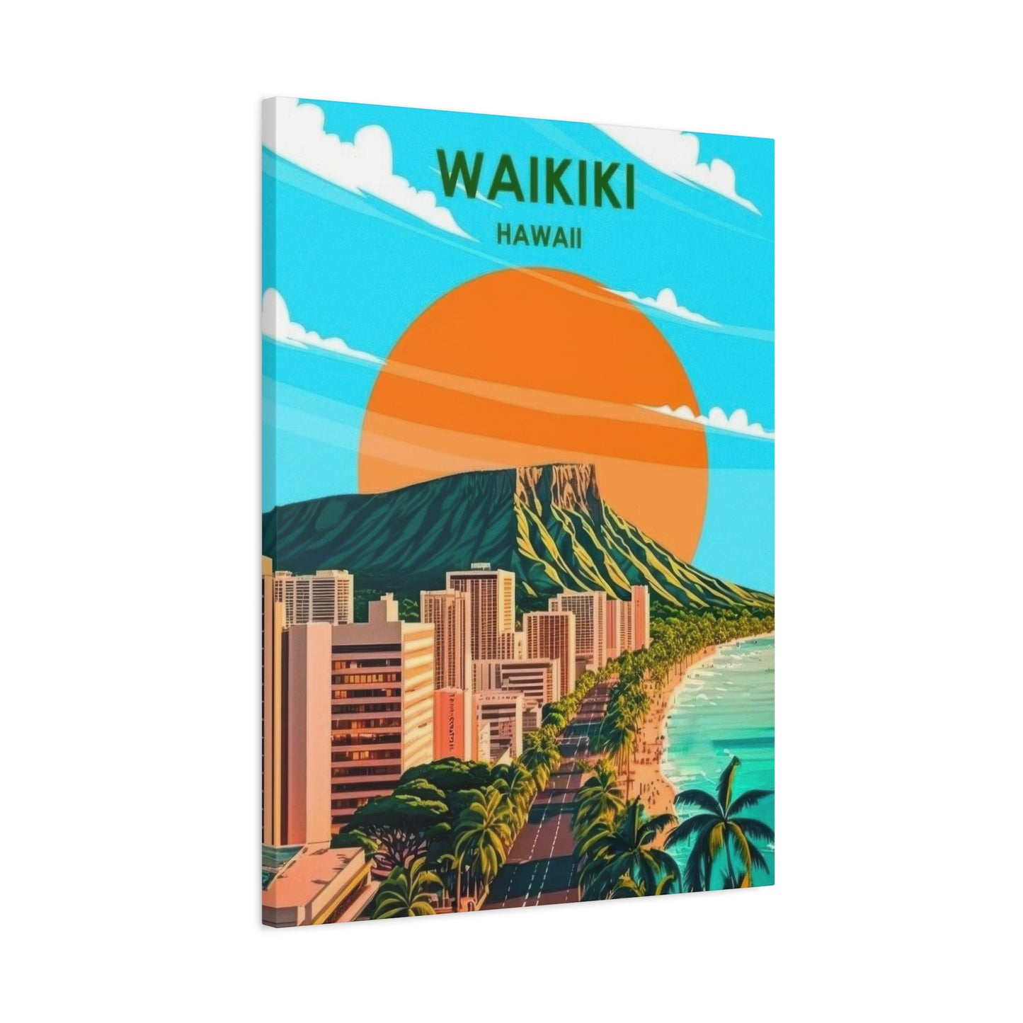 Waikiki Hawaii Wall Art & Canvas Prints