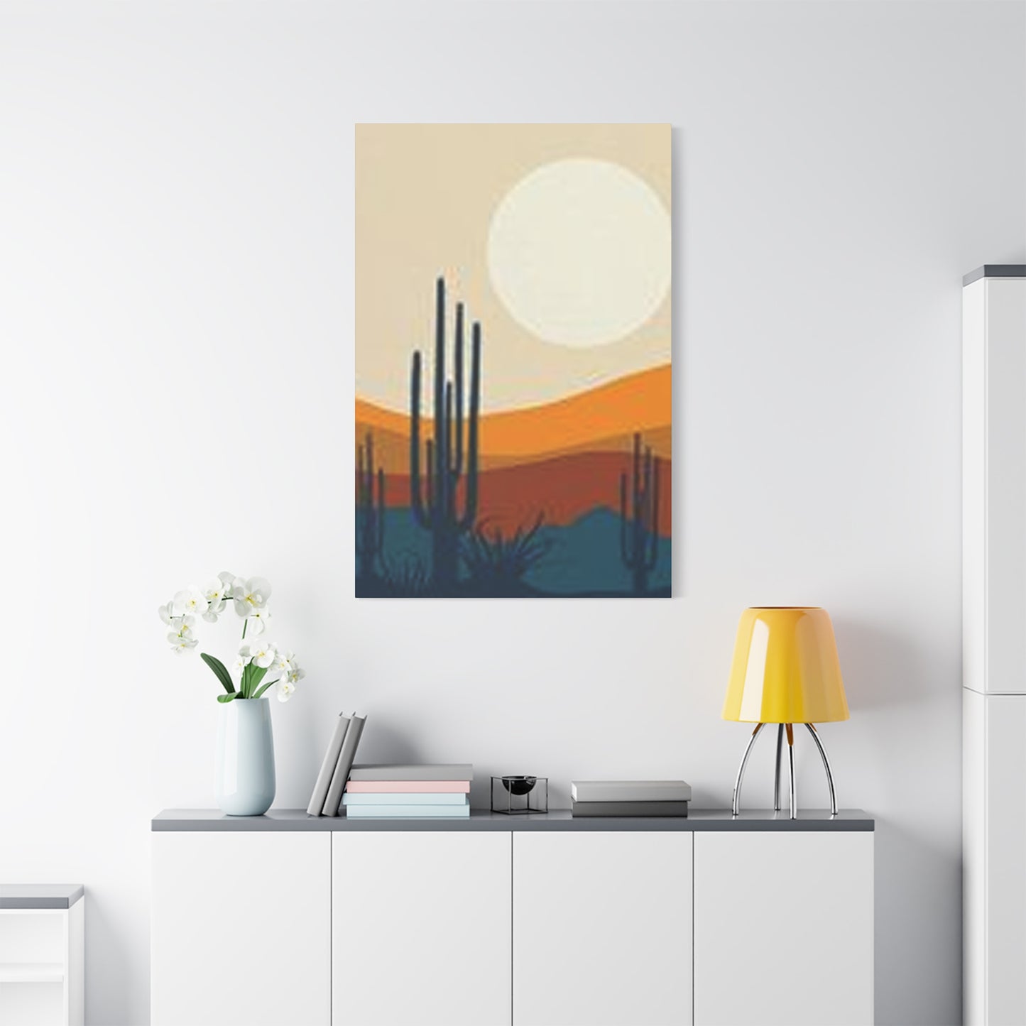 Long Cactus Desert Wall Art & Canvas Prints