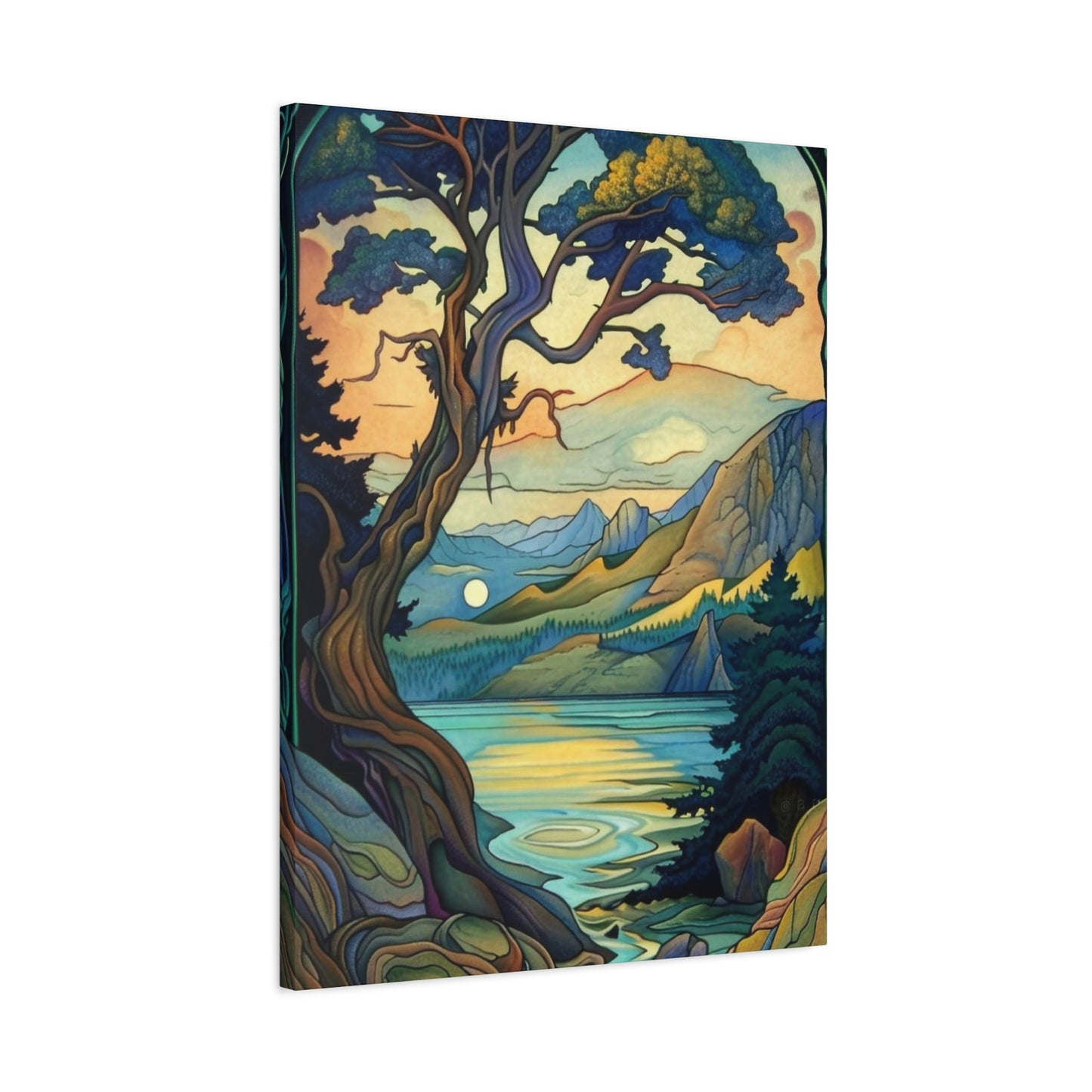 Forest River Landscape Wall Art & Canvas Prints
