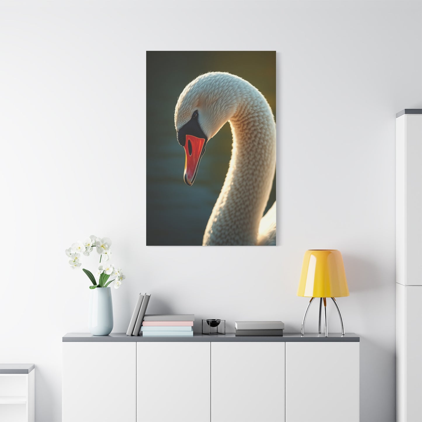 Swan Art Canvas Art 1 Wall Art & Canvas Print