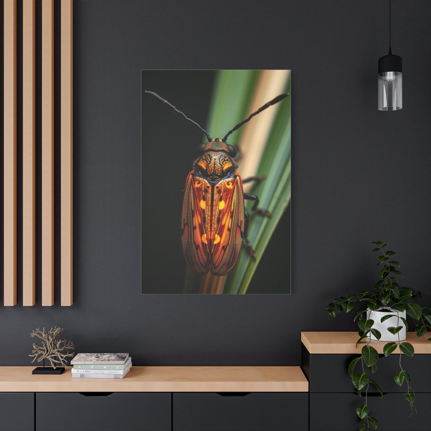 Firefly (Lighting Bug) Art Refined Canvas Wall Art & Canvas Print