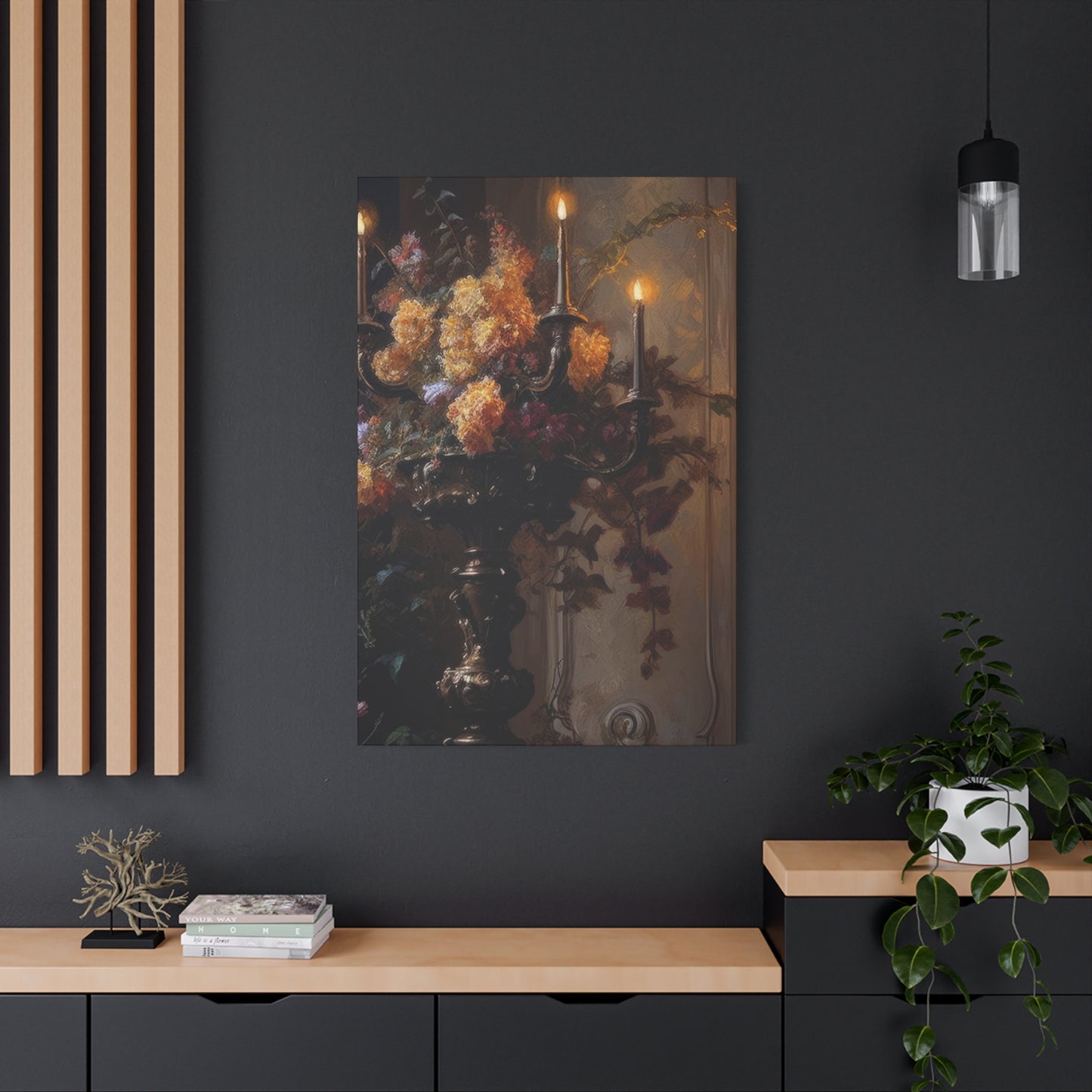 Candleabra Dark Wall Art & Canvas Prints