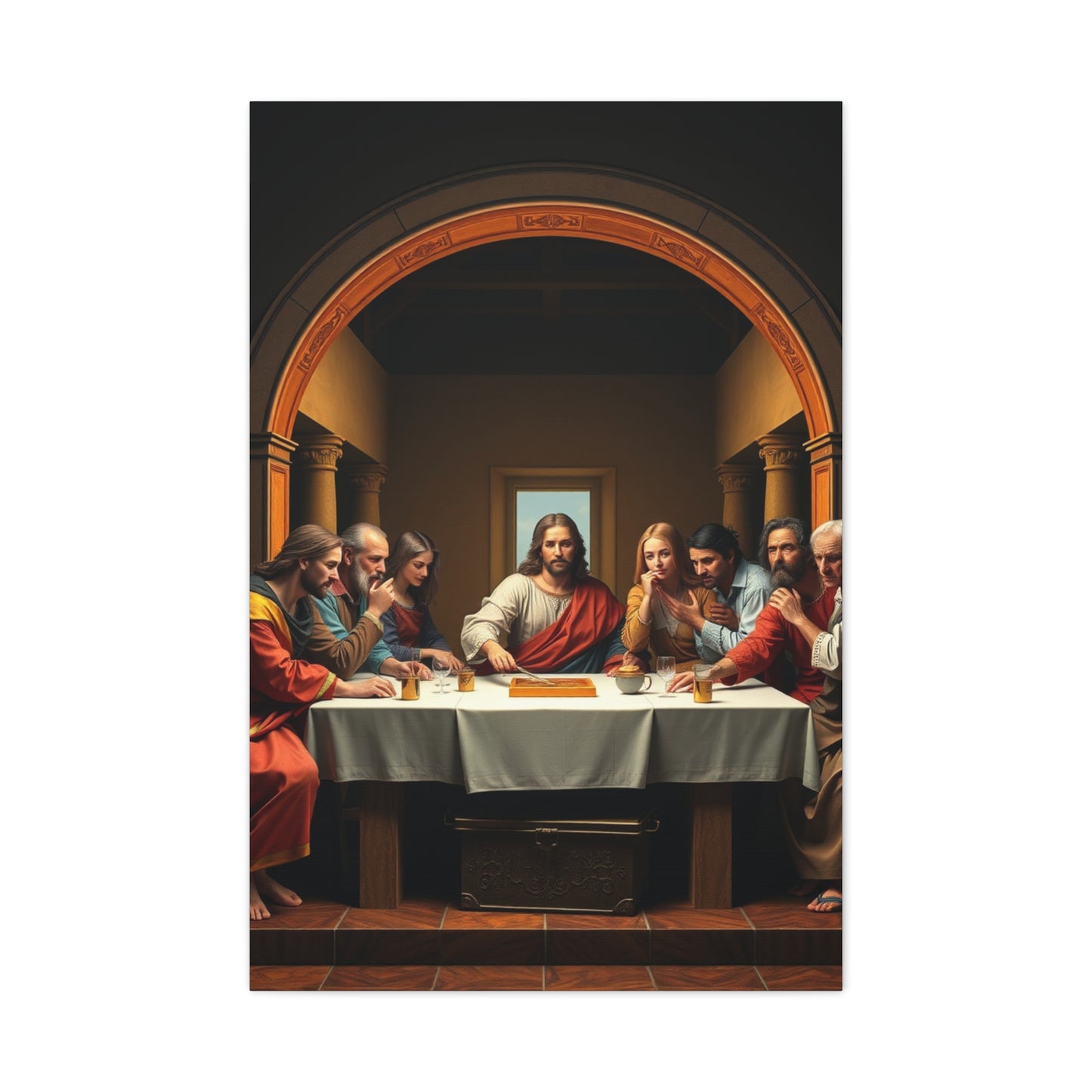 The Last Supper Art Canvas Art 2 Wall Art & Canvas Print