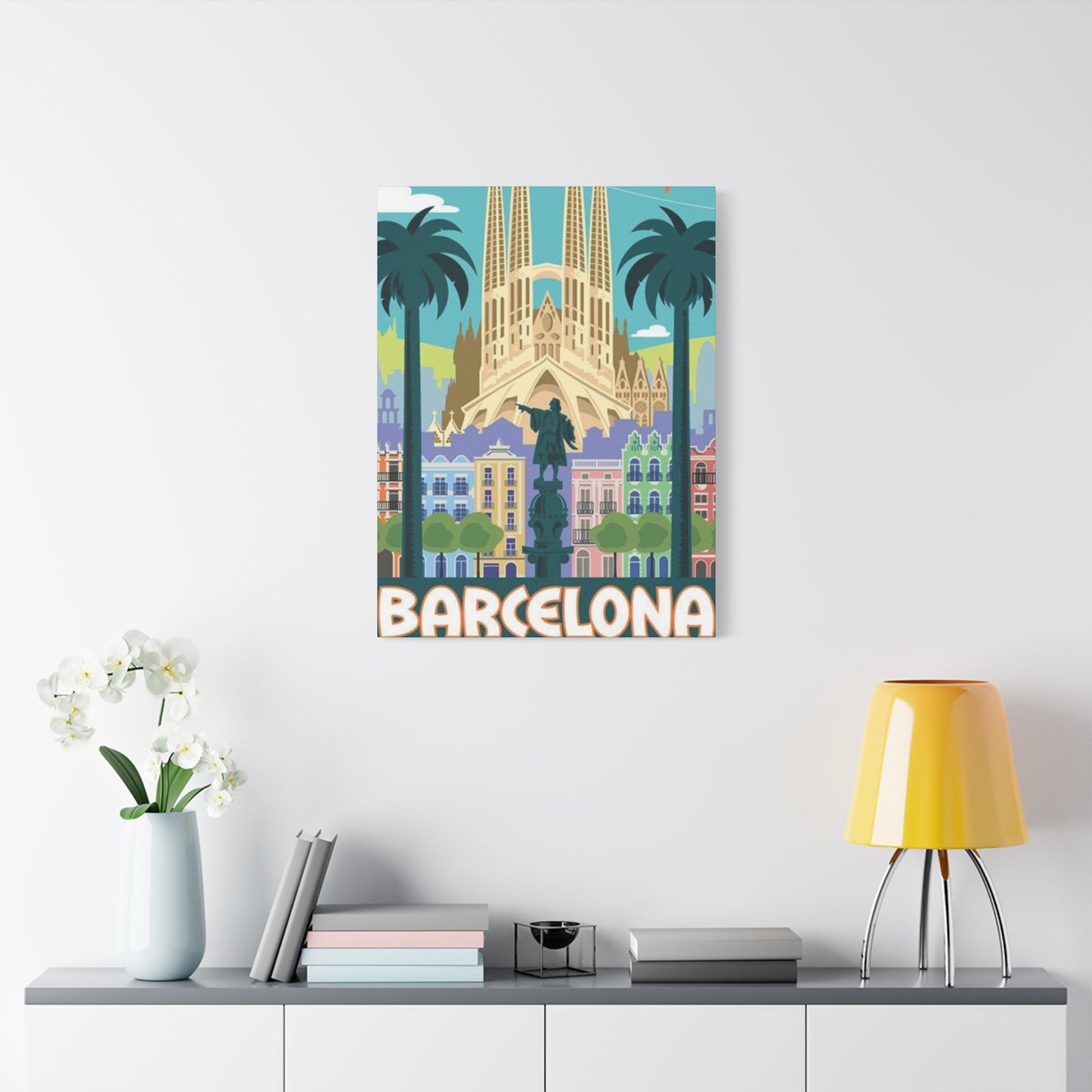 Barcelona City Of Spain Wall Art & Canvas Prints